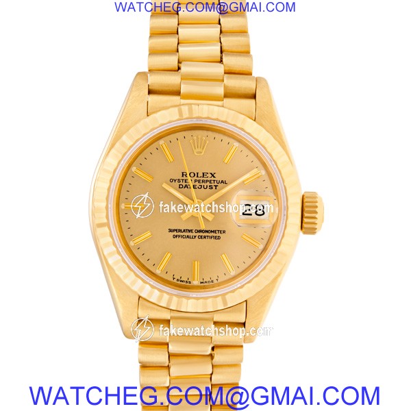 Rolex 69178 Datejust Automatic Female 18k yellow gold 3