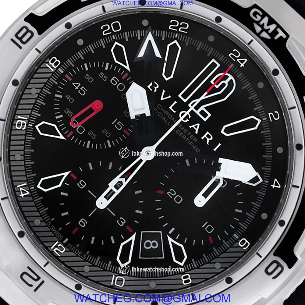 Bvlgari DP 45 STV CH/GMT Diagono Professional Automatic Male Stainless Steel 3