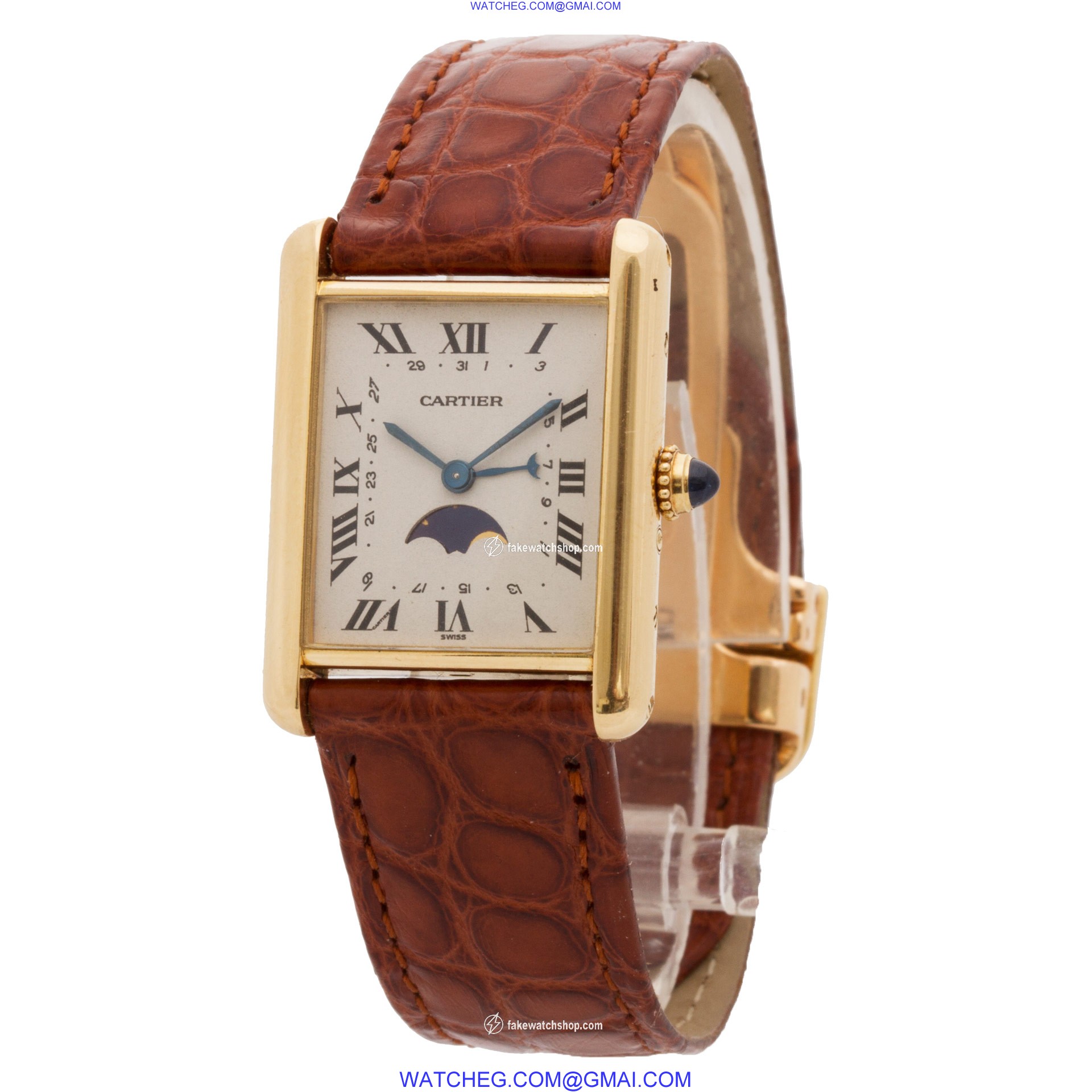 Cartier Cartier 2034 Tank Quartz Unisex 18k yellow gold 3