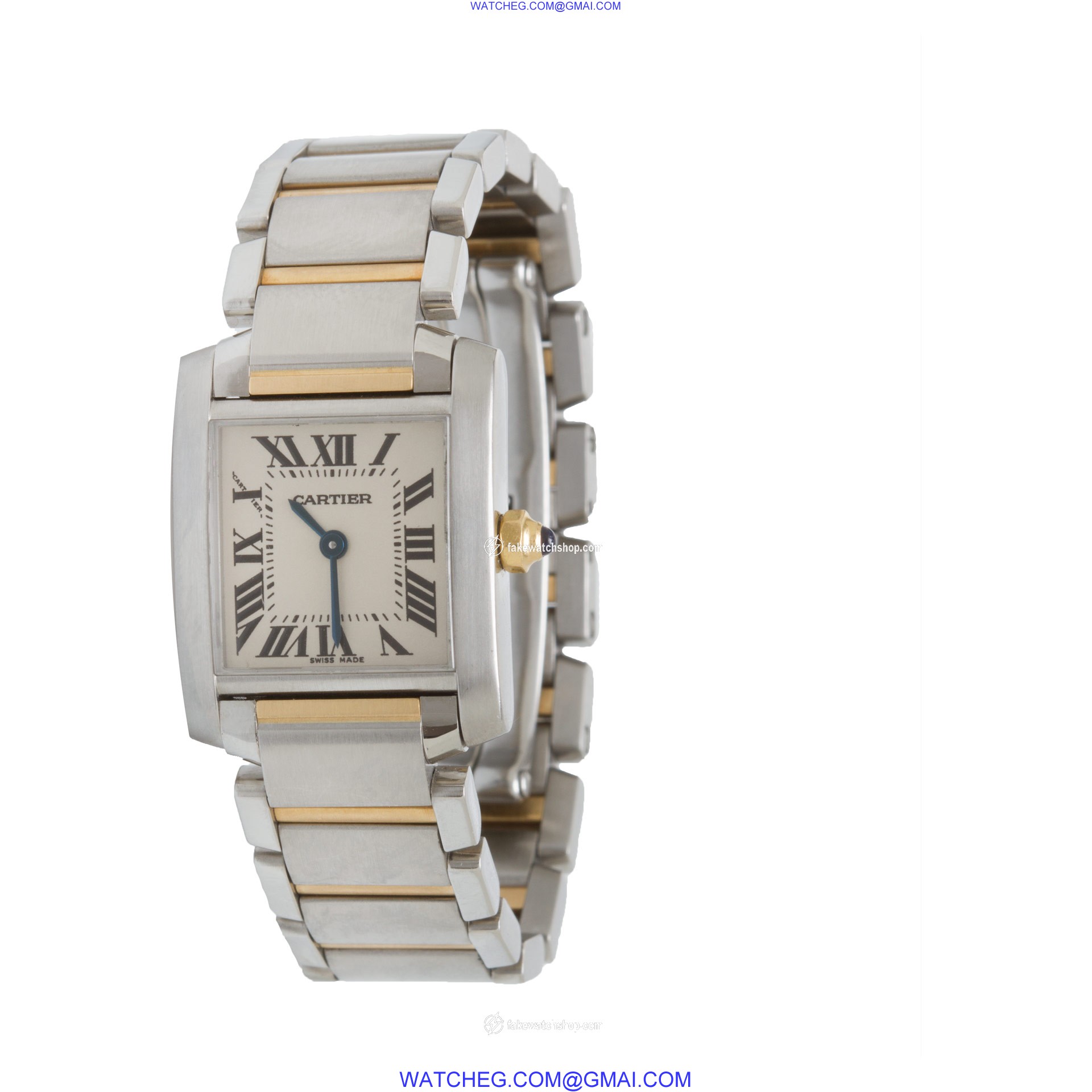 Cartier W51007Q4 Tank Francaise Quartz Female Stainless Steel 3