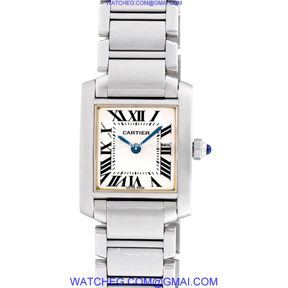 Cartier W51008Q3 Tank Francaise Quartz Female Stainless Steel 3