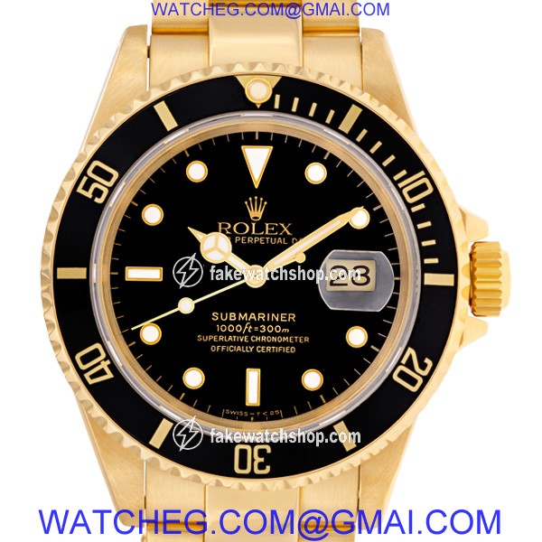 Rolex 16618 Submariner Automatic Male 18k yellow gold 3