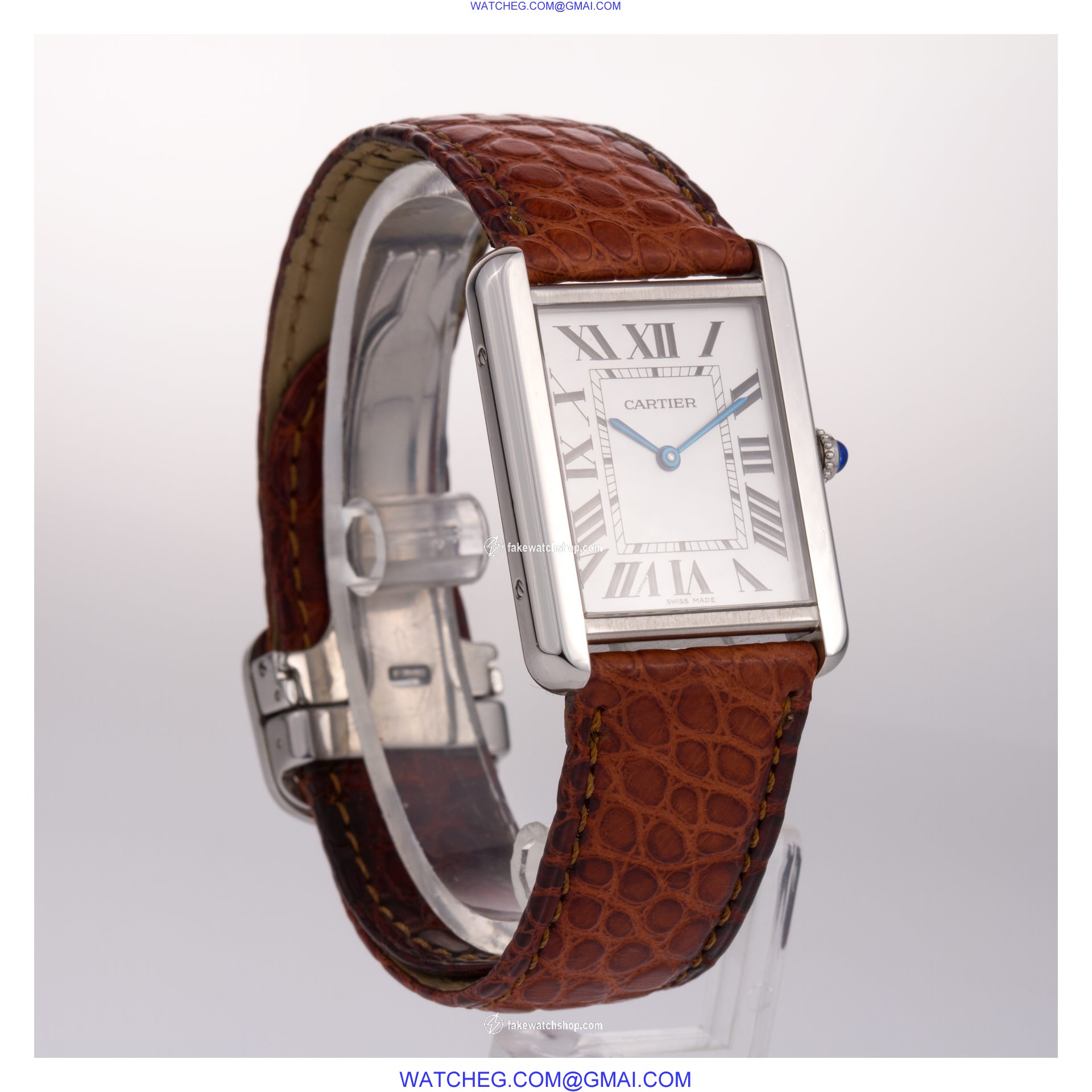 Cartier W1018355 Tank Solo Quartz Unisex Stainless Steel 3