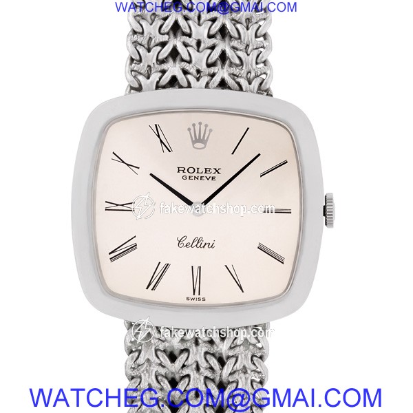 Rolex 3840 Cellini Manual Male 18k White Gold 3