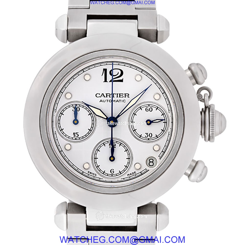 Cartier W31039M7 Pasha Chronograph Automatic Male Stainless Steel 3