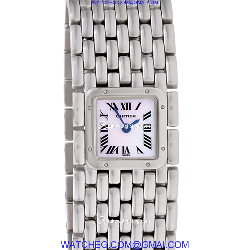 Cartier 2420 Ruban Quartz Female Stainless Steel 3