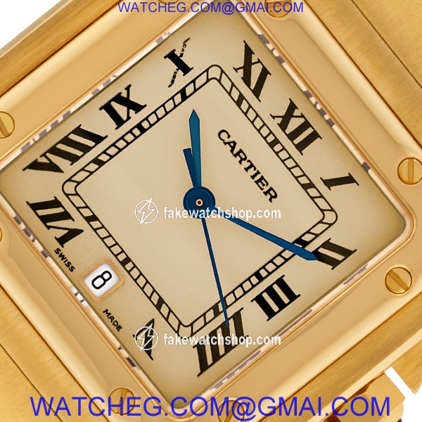 Cartier 887901 Santos Quartz Male 18k yellow gold 3