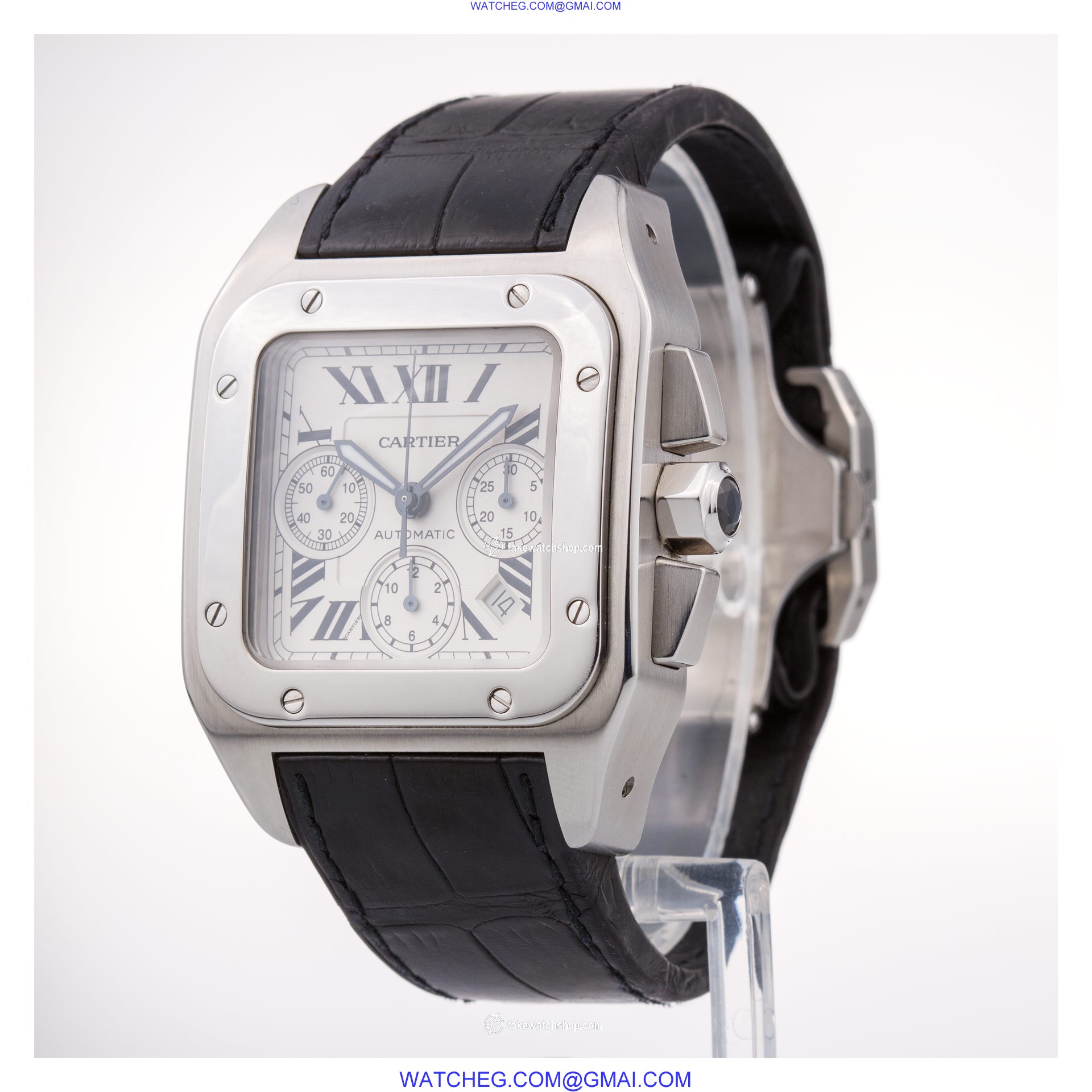 Cartier W20090X8 Santos 100 Automatic Male Stainless Steel 3