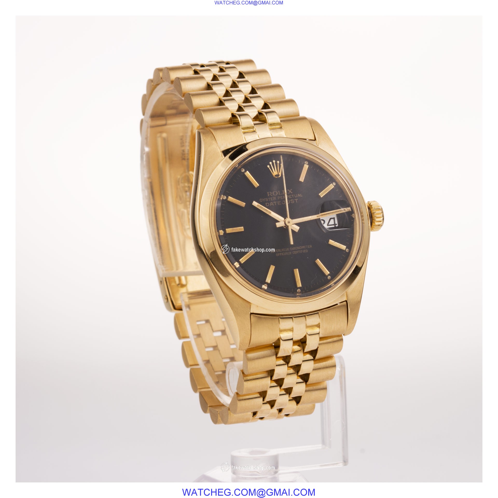 Rolex 1600 Datejust Automatic Male 18k yellow gold 3