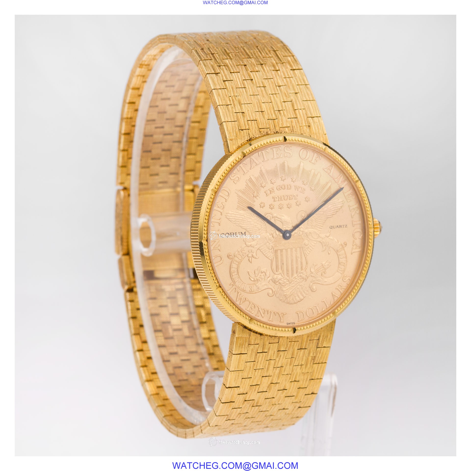 Corum Corum 2975 $20 Coin Quartz Male 18k yellow gold 3