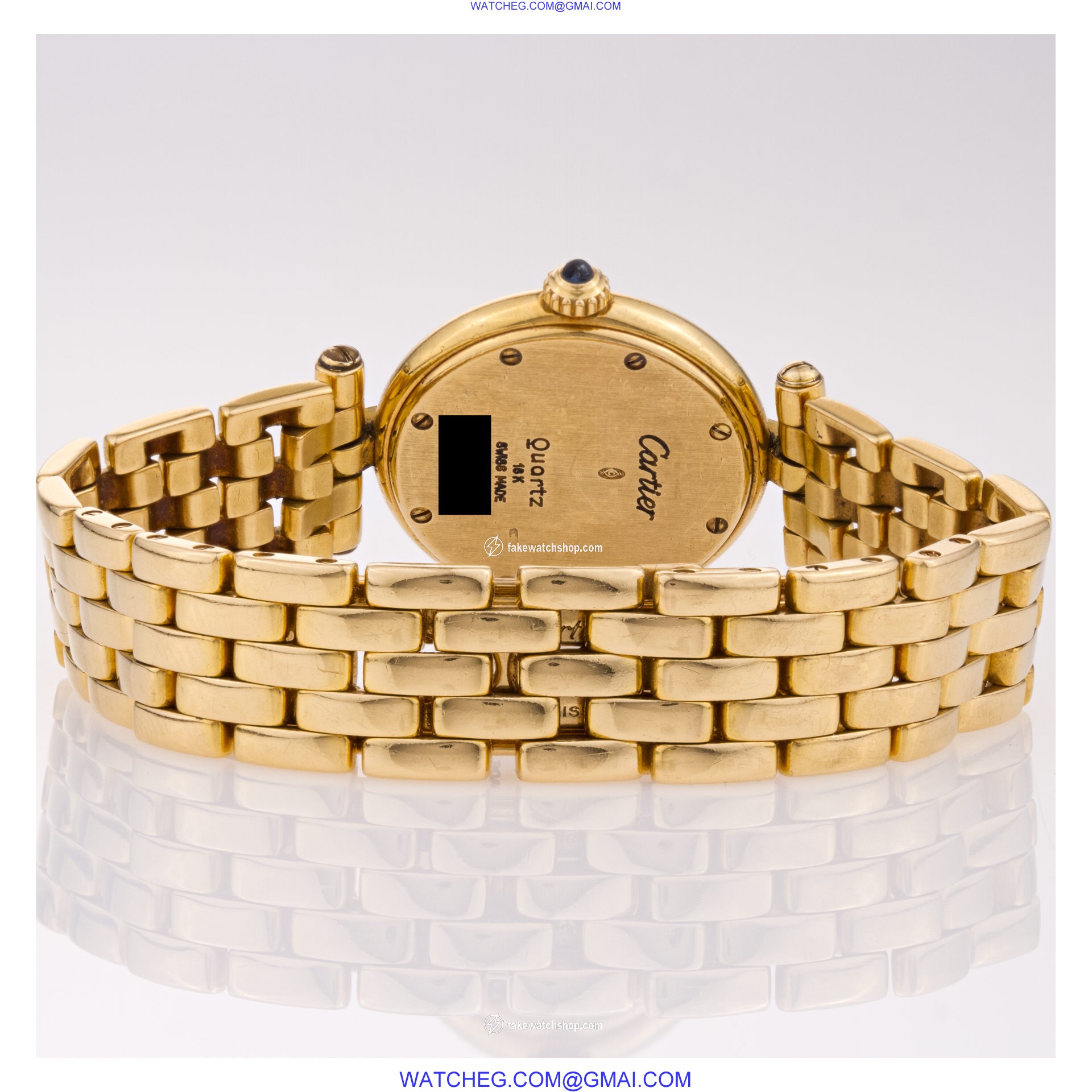 Cartier 866920 VLC Quartz Female 18k yellow gold 3