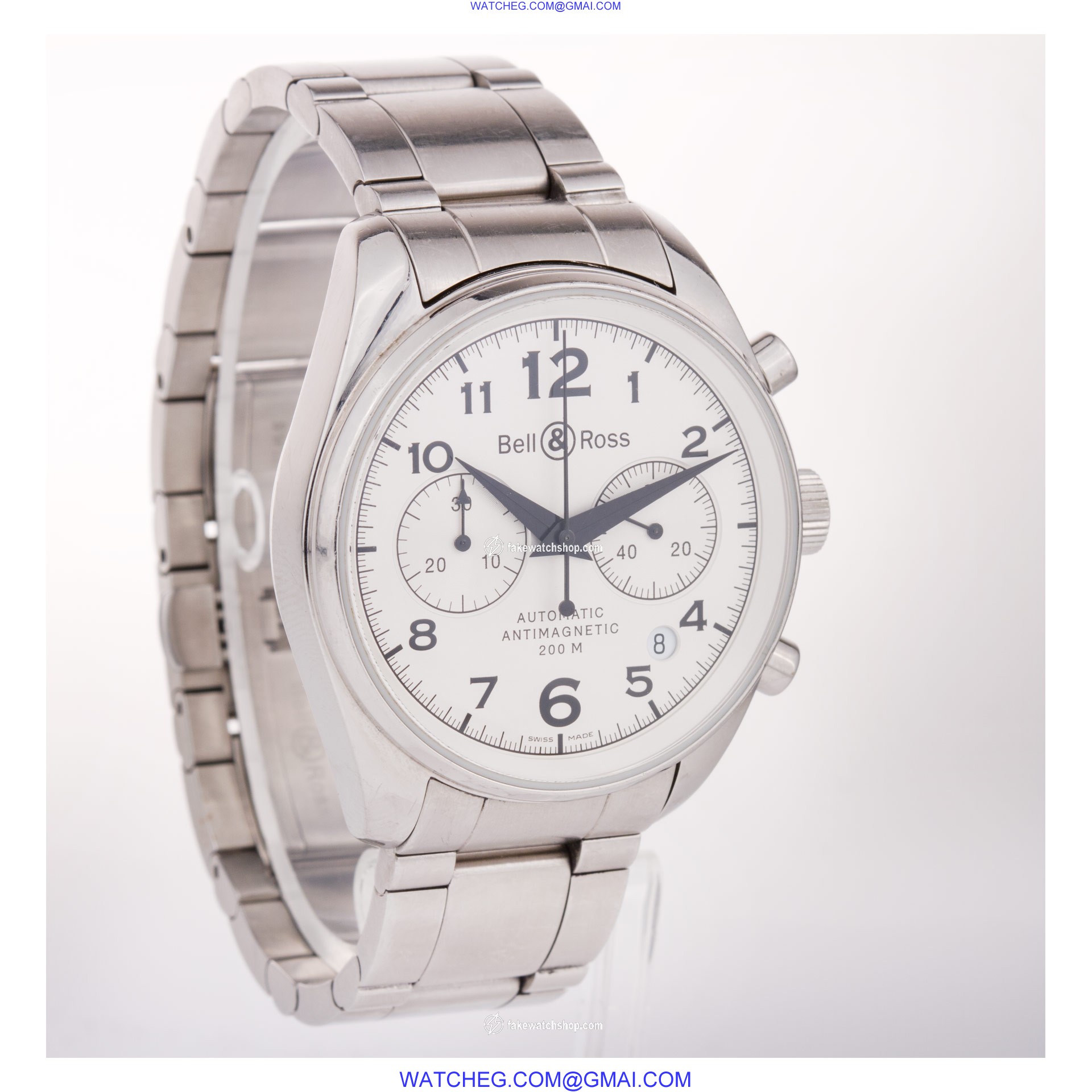 Bell & Ross BR-126 vintage 126 Automatic Male Stainless Steel 3