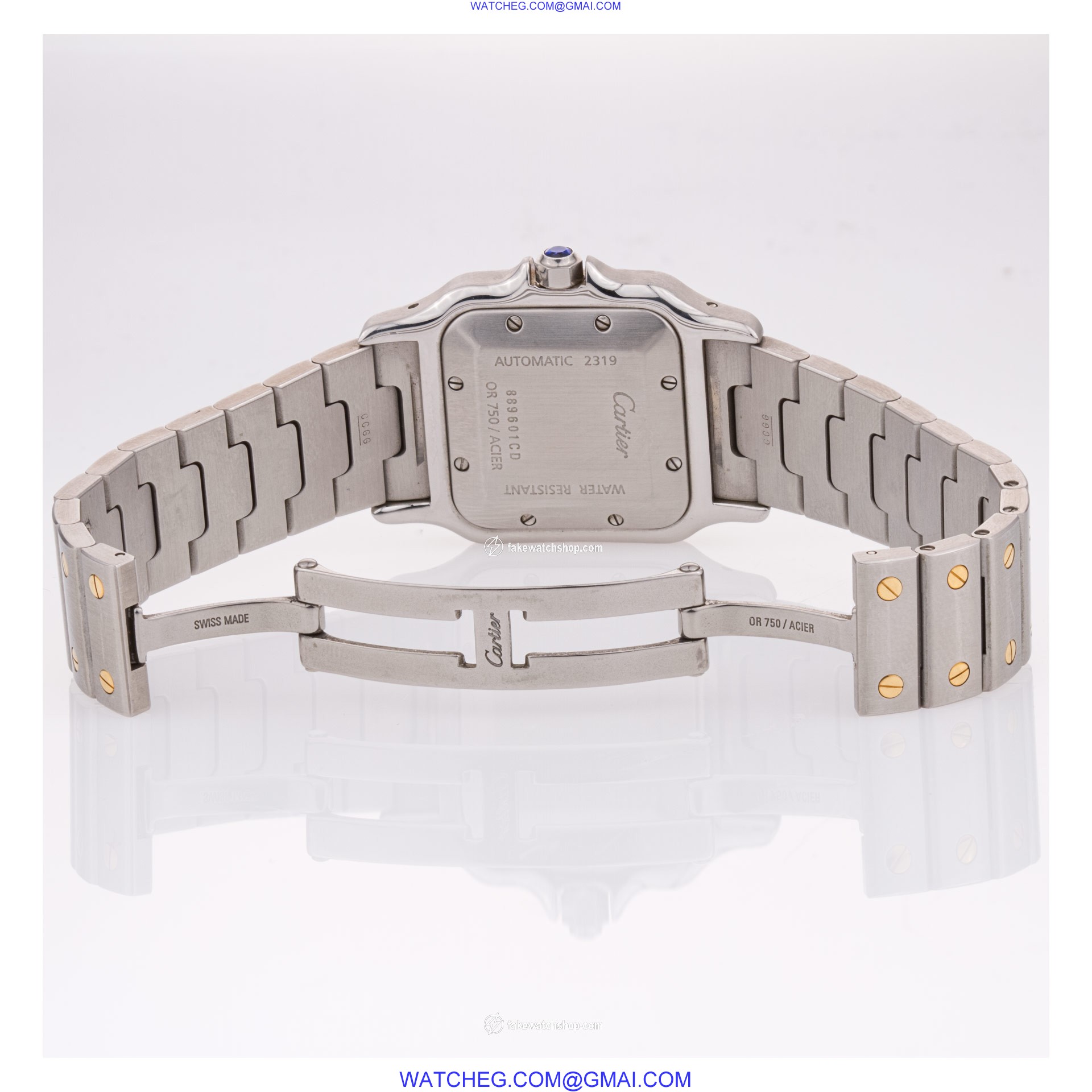 Cartier W20011C4 Santos Automatic Unisex Stainless Steel 3