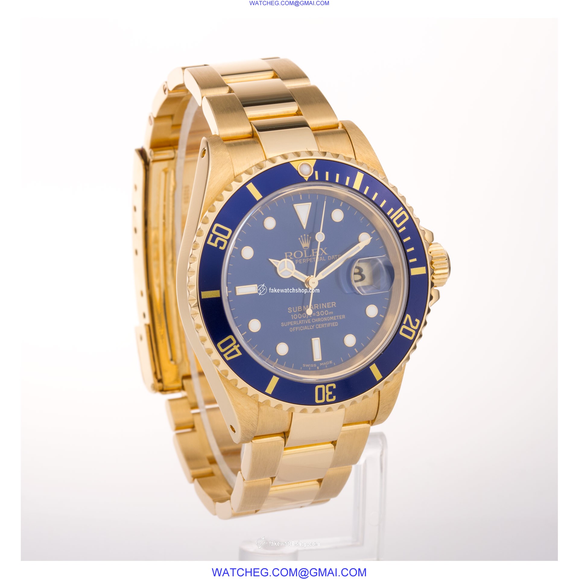 Rolex 16618 Submariner Automatic Male 18k yellow gold 3