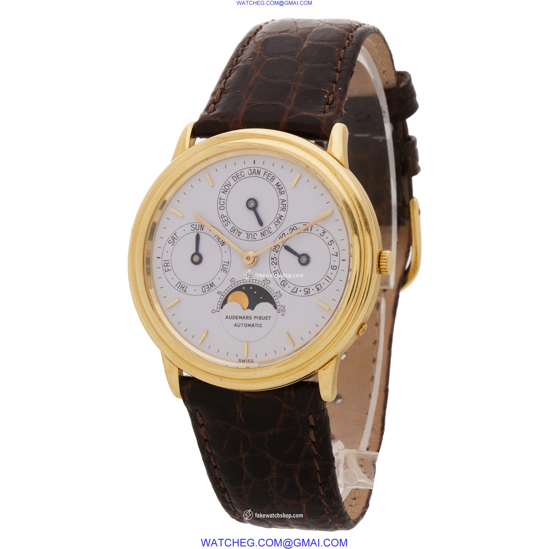 Audemars Piguet B40364 Perpetual Calendar Automatic Male 18k yellow gold 3