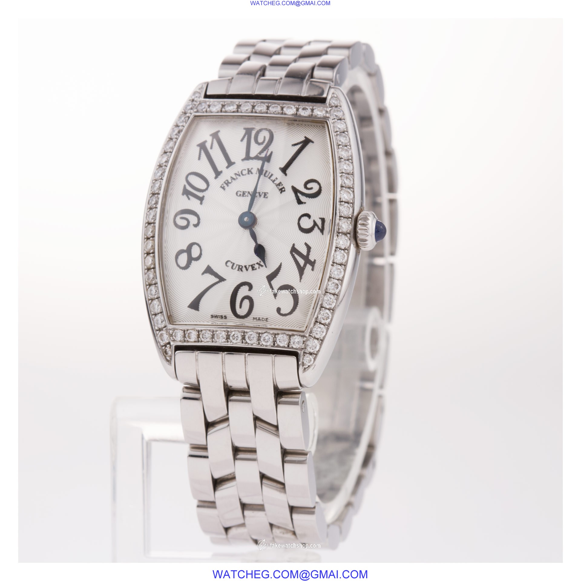 Franck Muller 1752 QZ Curvex Quartz Female Stainless Steel 3