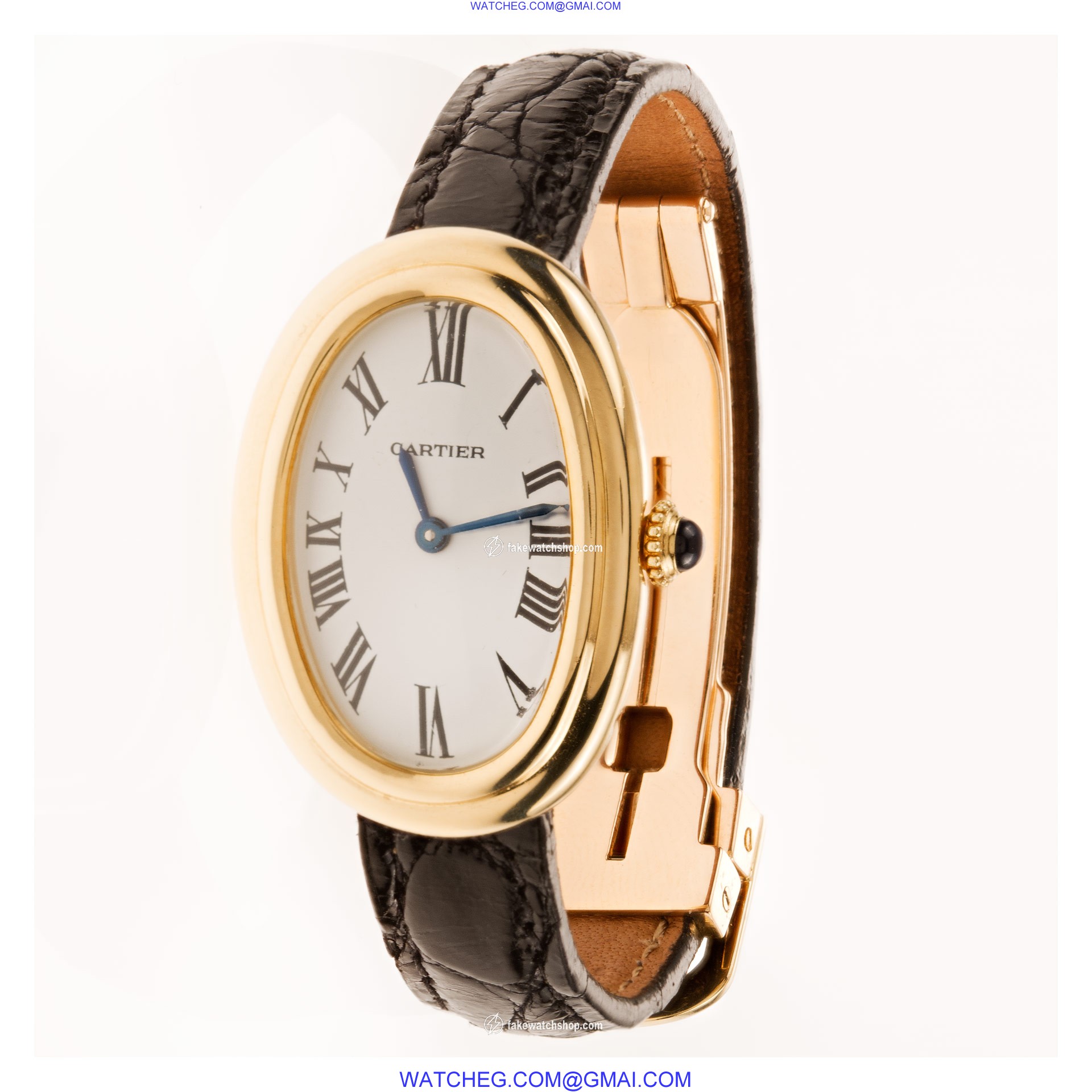 Cartier W8000017 Baignoire Manual Female 18k yellow gold 3