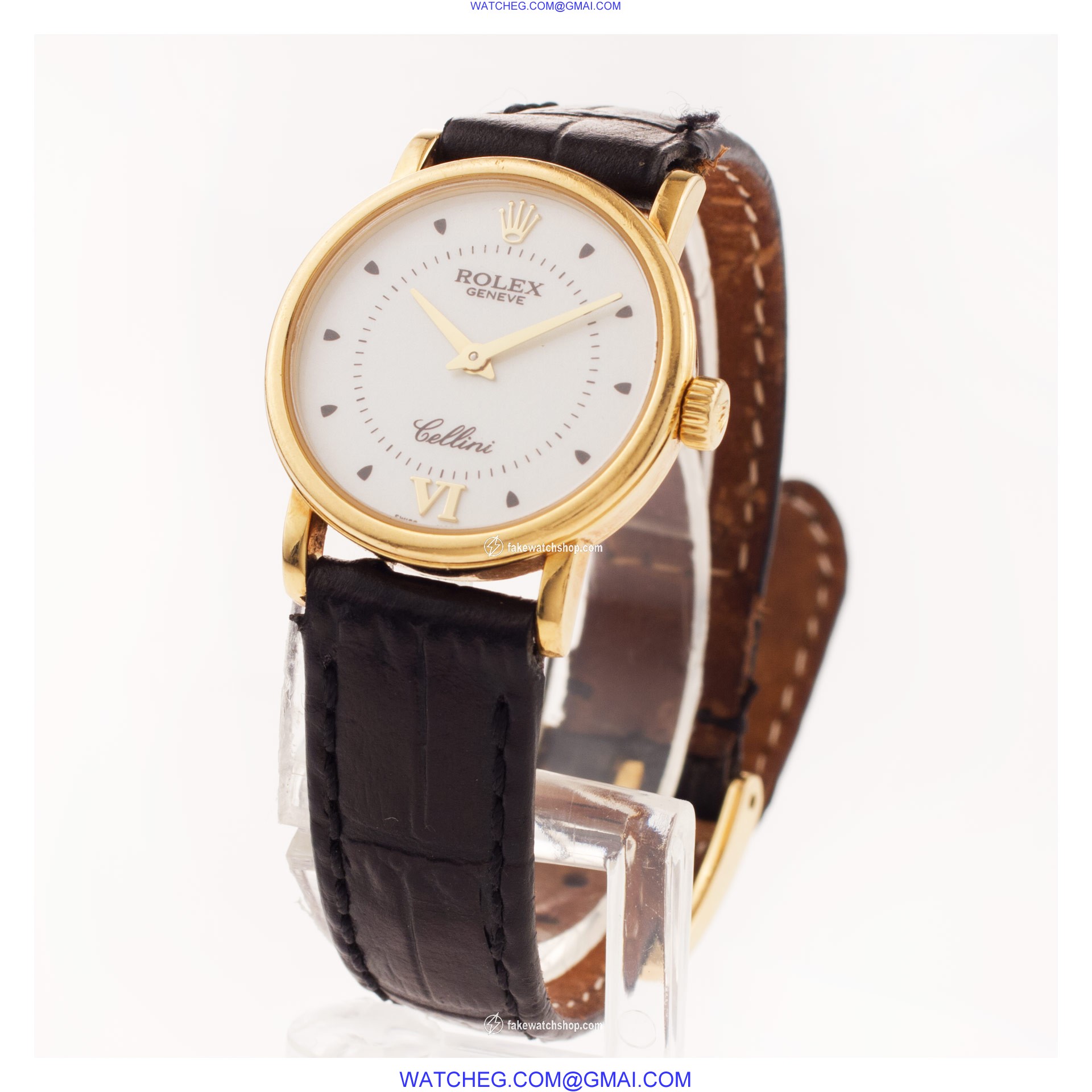 Rolex 6110 Cellini Quartz Female 18k yellow gold 3