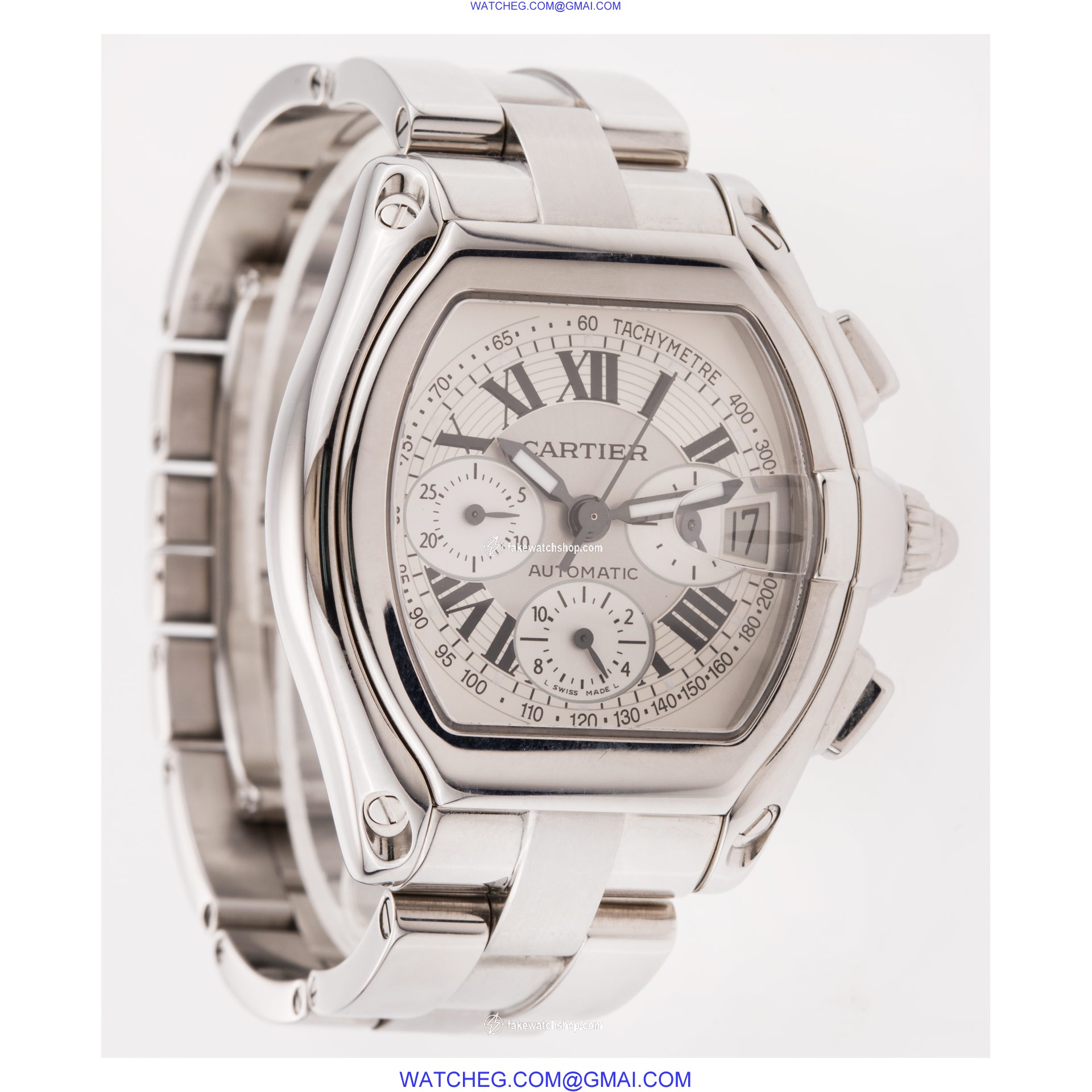Cartier W62019X6 Roadster Automatic Male Stainless Steel 3