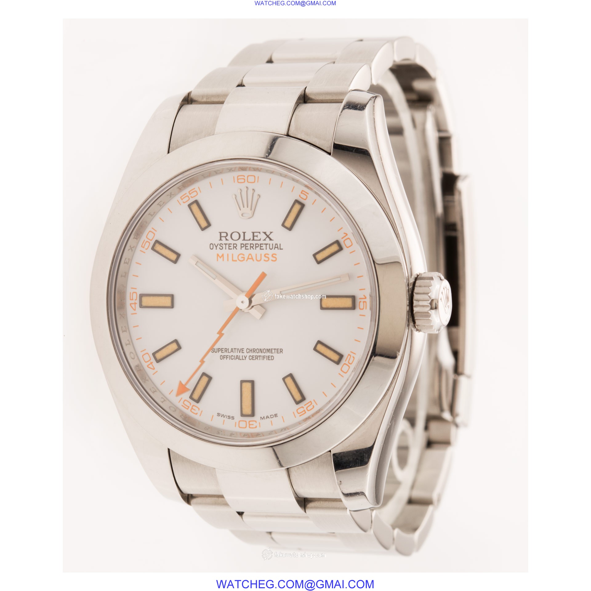 Rolex 116400 Milgauss Automatic Male Stainless Steel 3