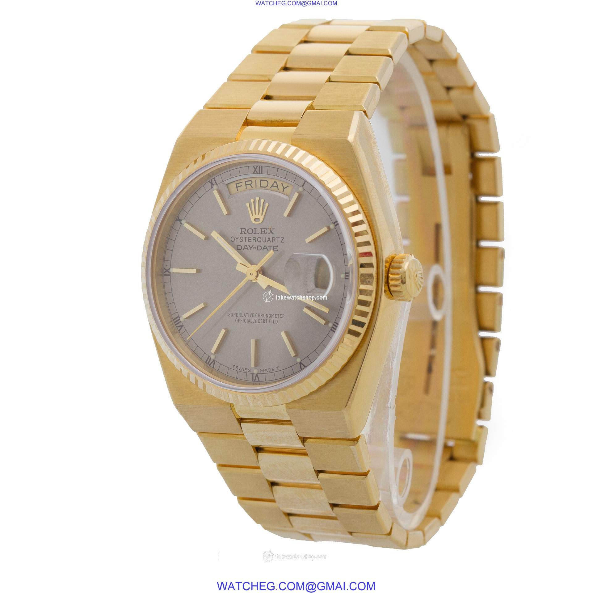 Rolex 19018 Day-Date Quartz Male 18k yellow gold 3