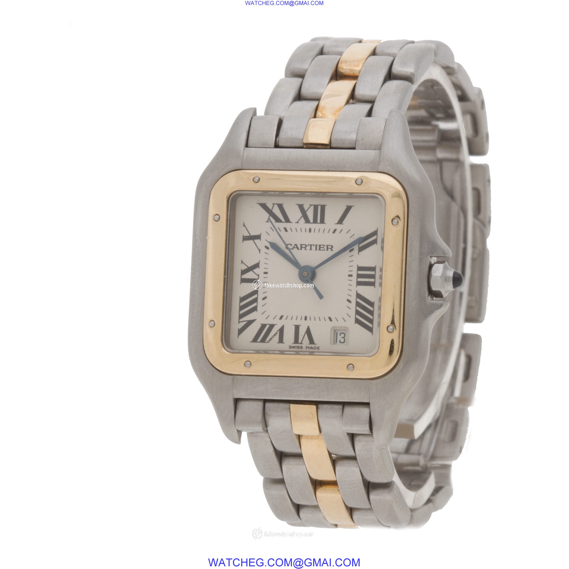 Cartier  W25028B Panthere Quartz Unisex Stainless Steel 3