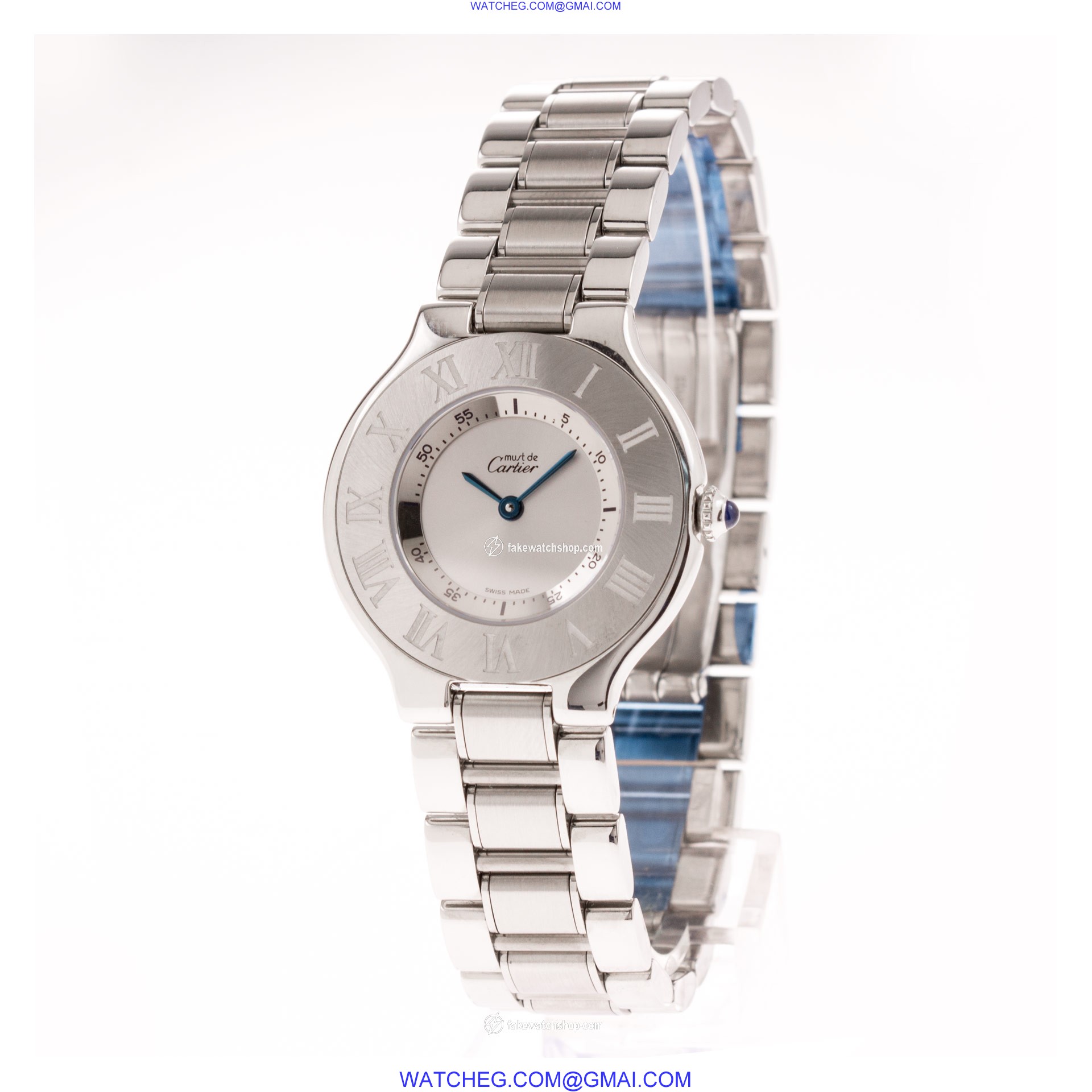 Cartier 1330 Must de Quartz Female Stainless Steel 3