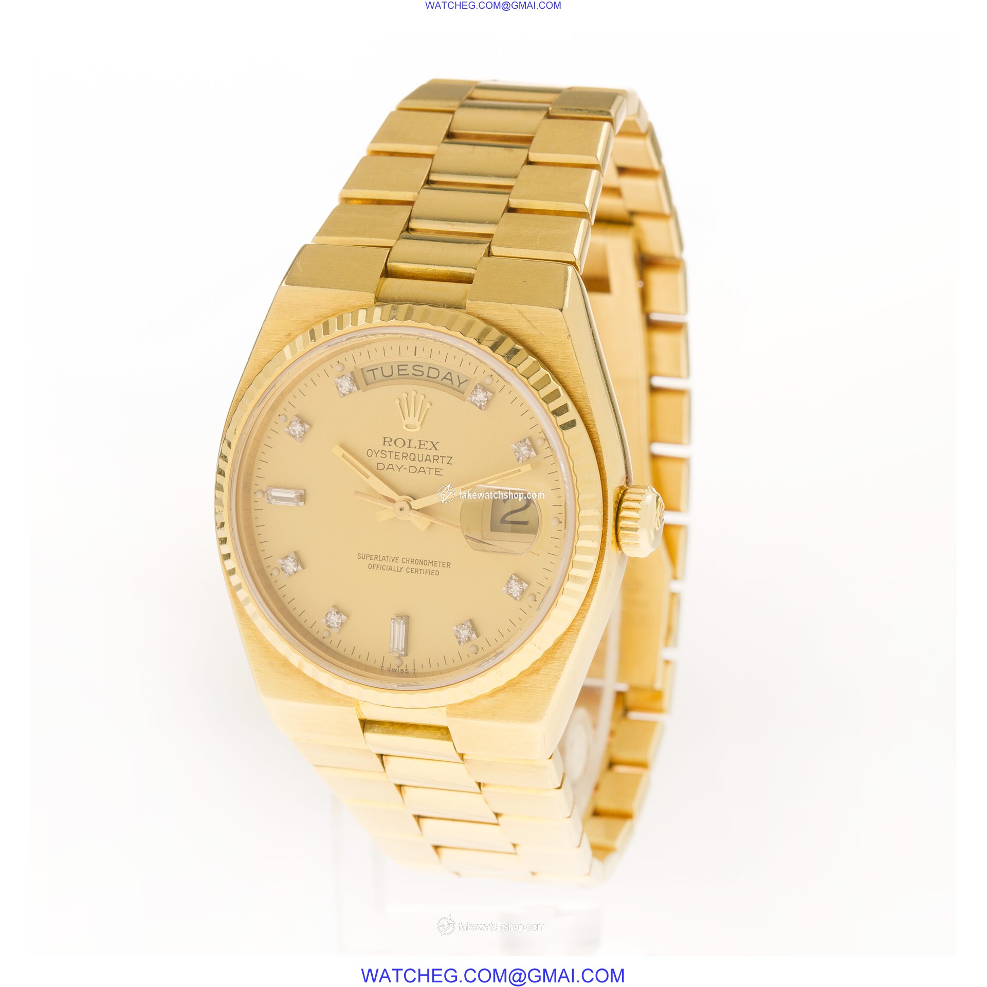 Rolex 19018 Day-Date Quartz Male 18k yellow gold 3