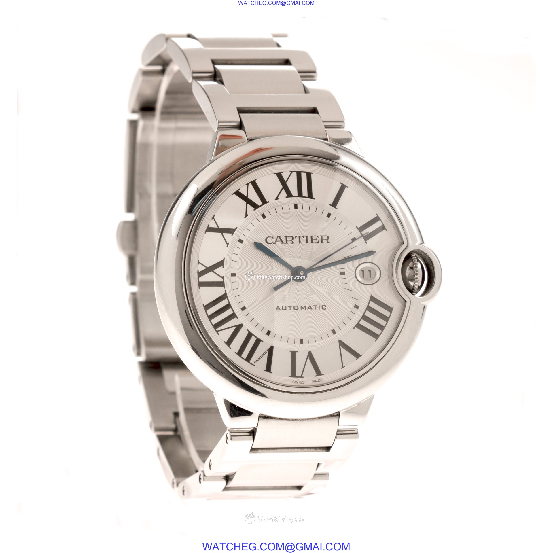 Cartier 3001 Ballon Bleu Automatic Unisex Stainless Steel 3