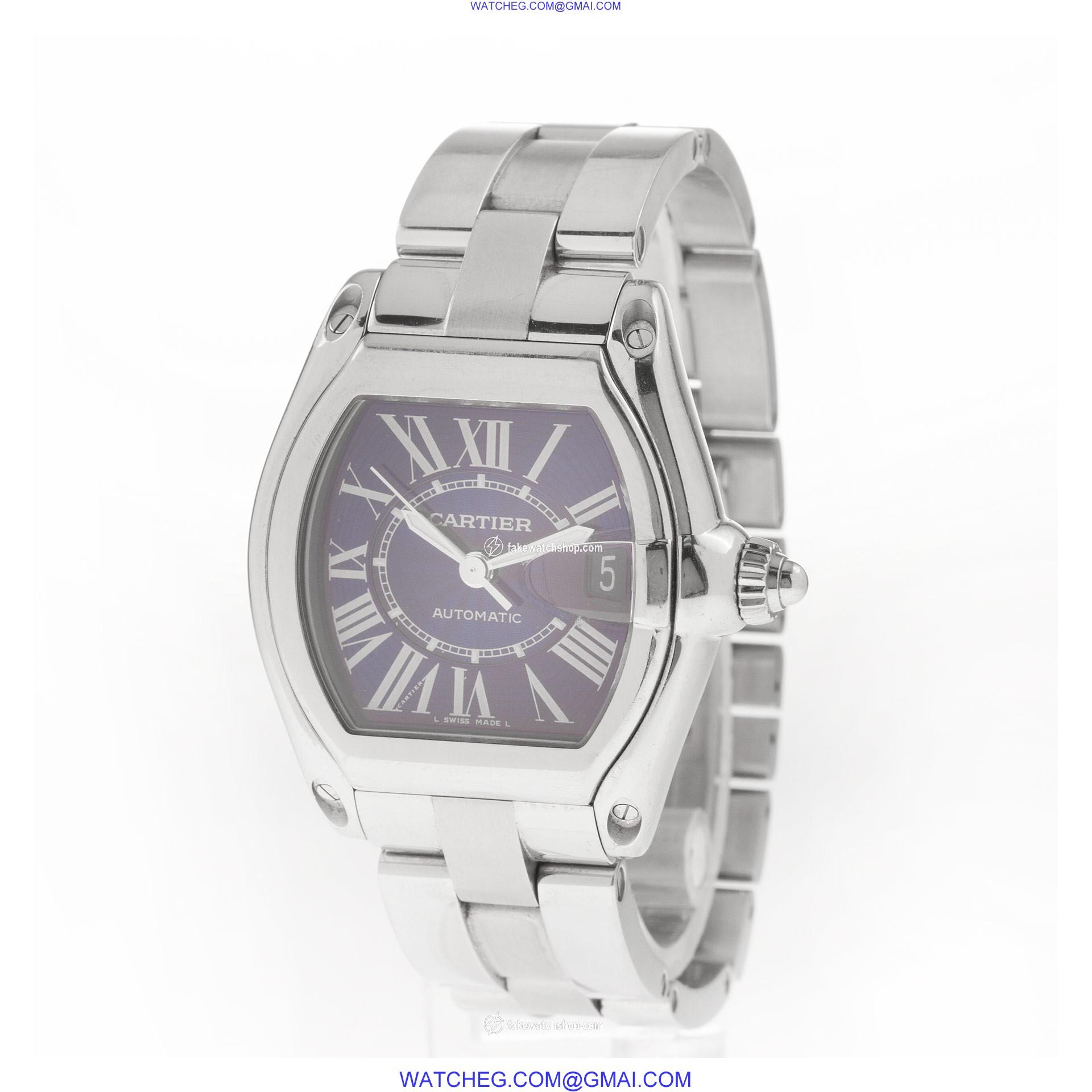 Cartier W62025V3 Roadster Automatic Unisex Stainless Steel 3