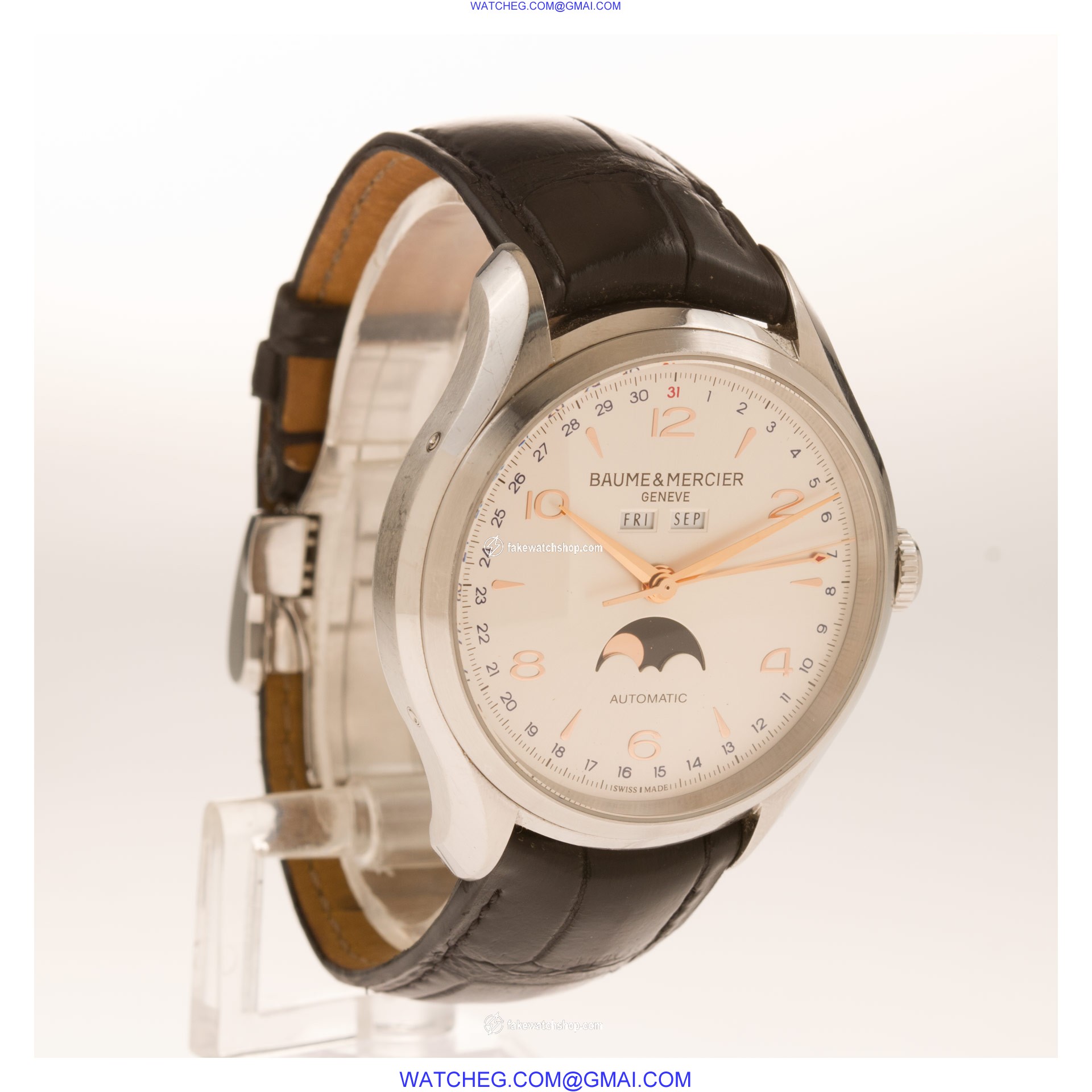 Baume & Mercier 10055 Clifton Automatic Male Stainless Steel 3