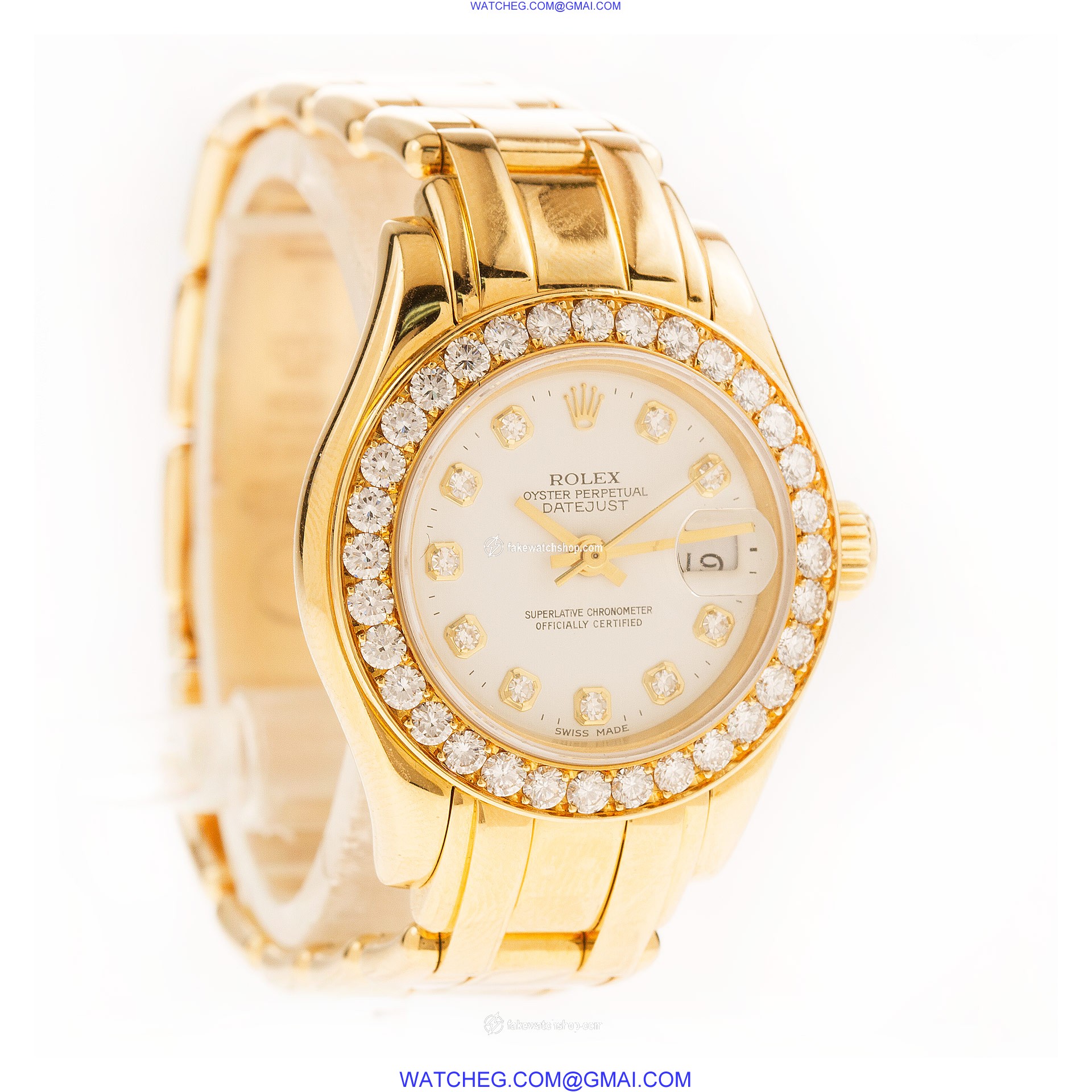 Rolex 69298 Pearlmaster Automatic Female 18k yellow gold 3