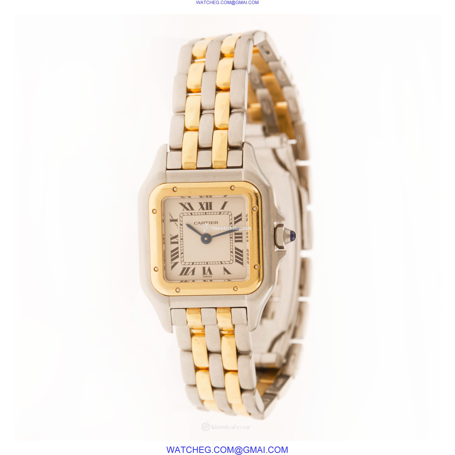 Cartier W25028B Panthere Quartz Female 18k gold & Stainless Steel 3