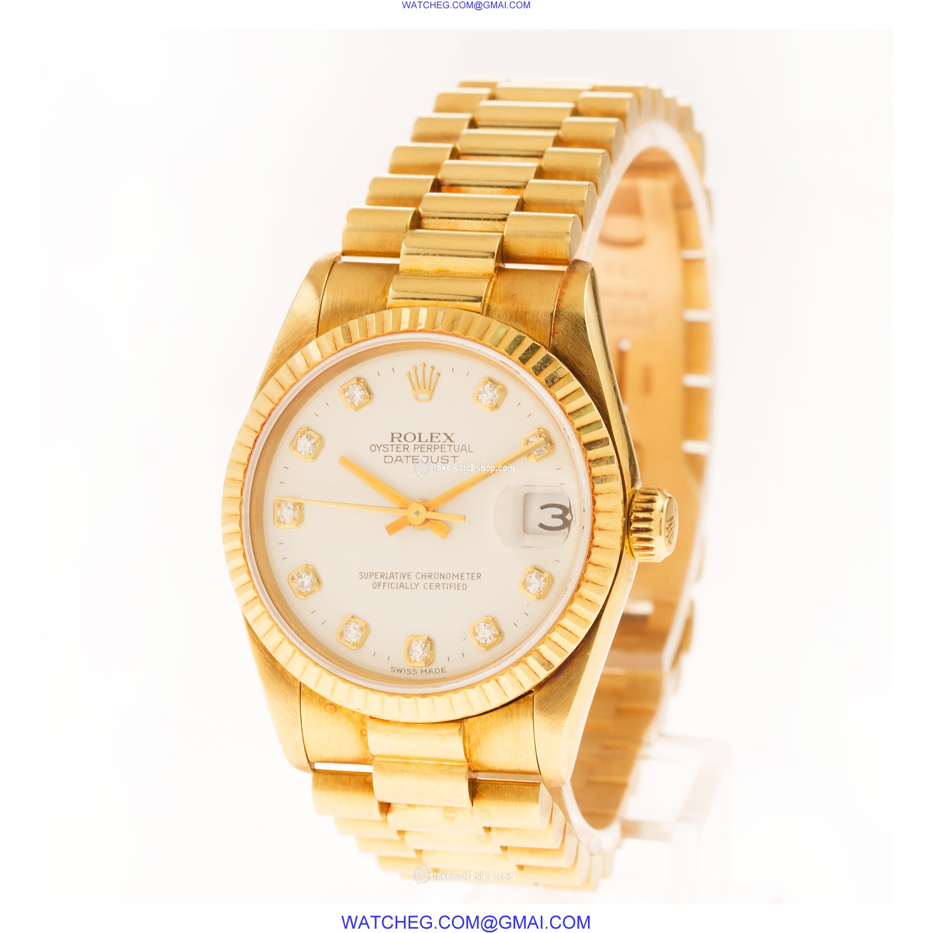 Rolex 68278 Datejust Automatic Unisex 18k yellow gold 3