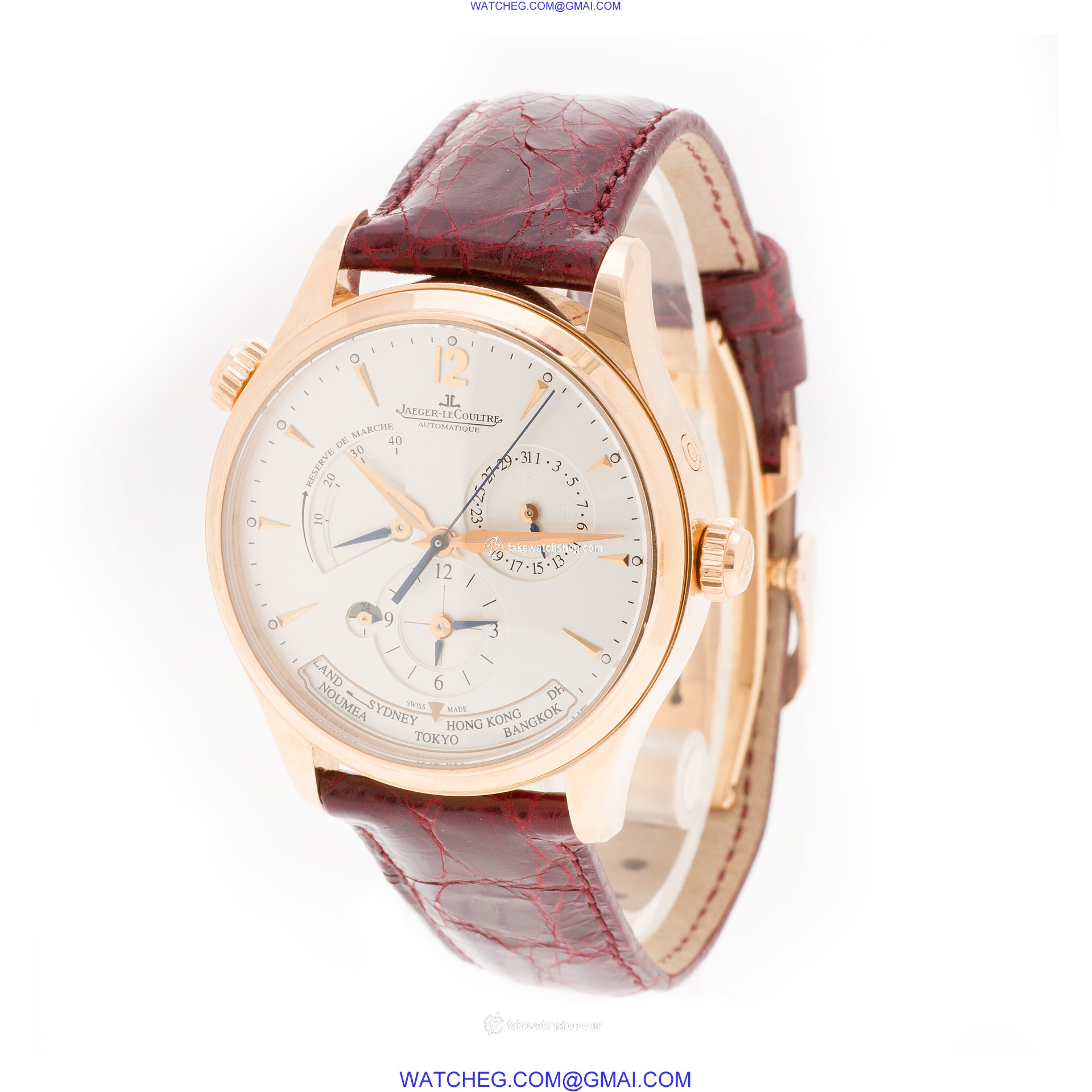 Jaeger LeCoultre 176.2.29.S Geographic Automatic Male 18k rose gold 3