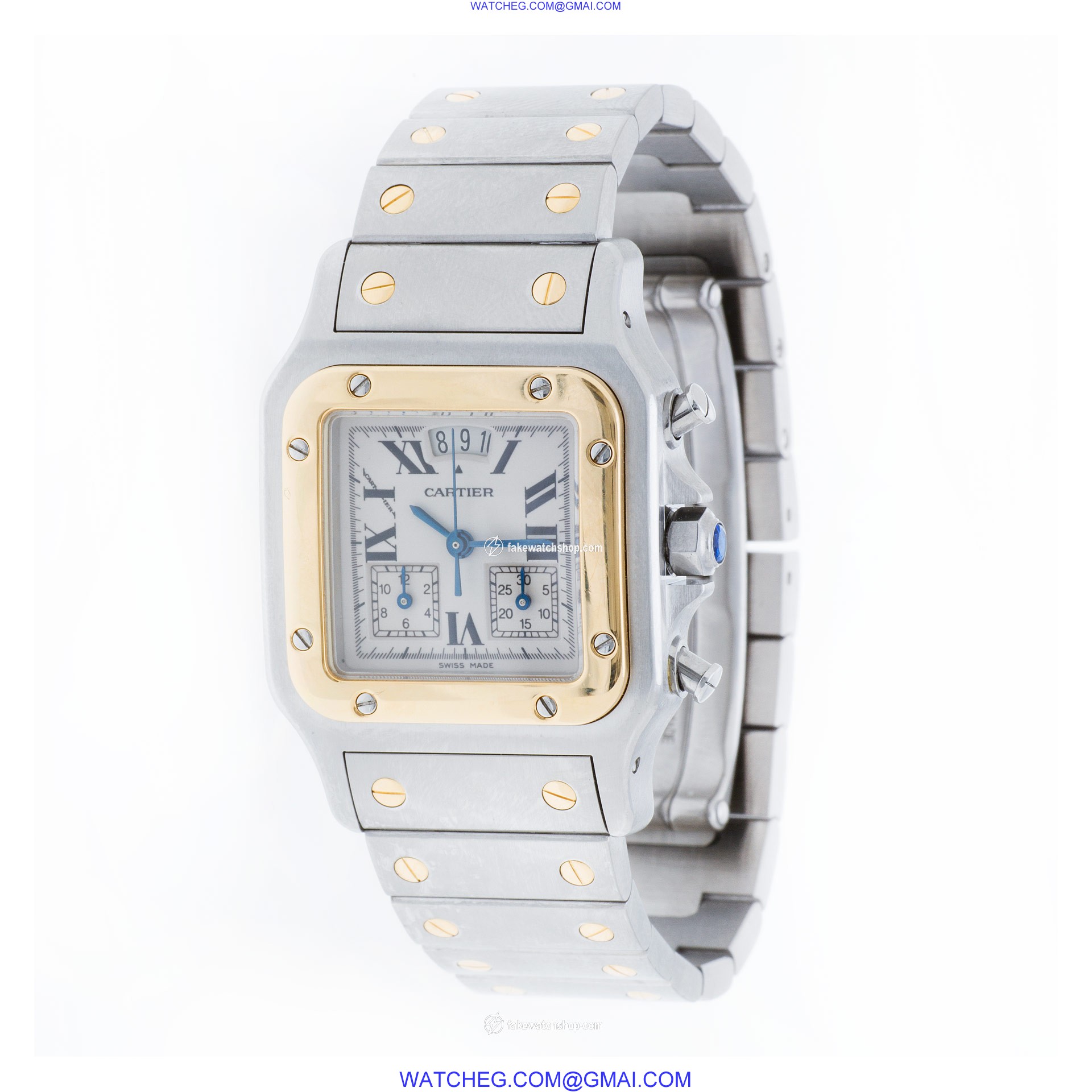 Cartier 2425 Santos Automatic Unisex Stainless Steel 3
