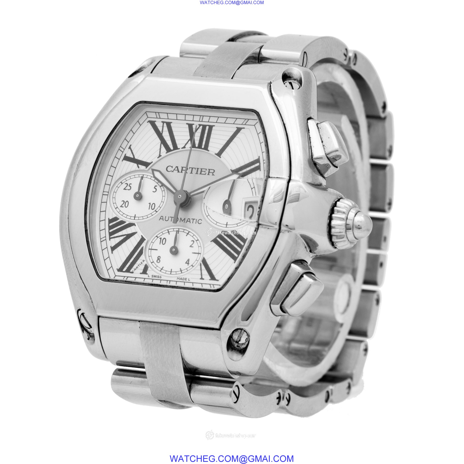 Cartier W62019X6 Roadster Automatic Male Stainless Steel 3