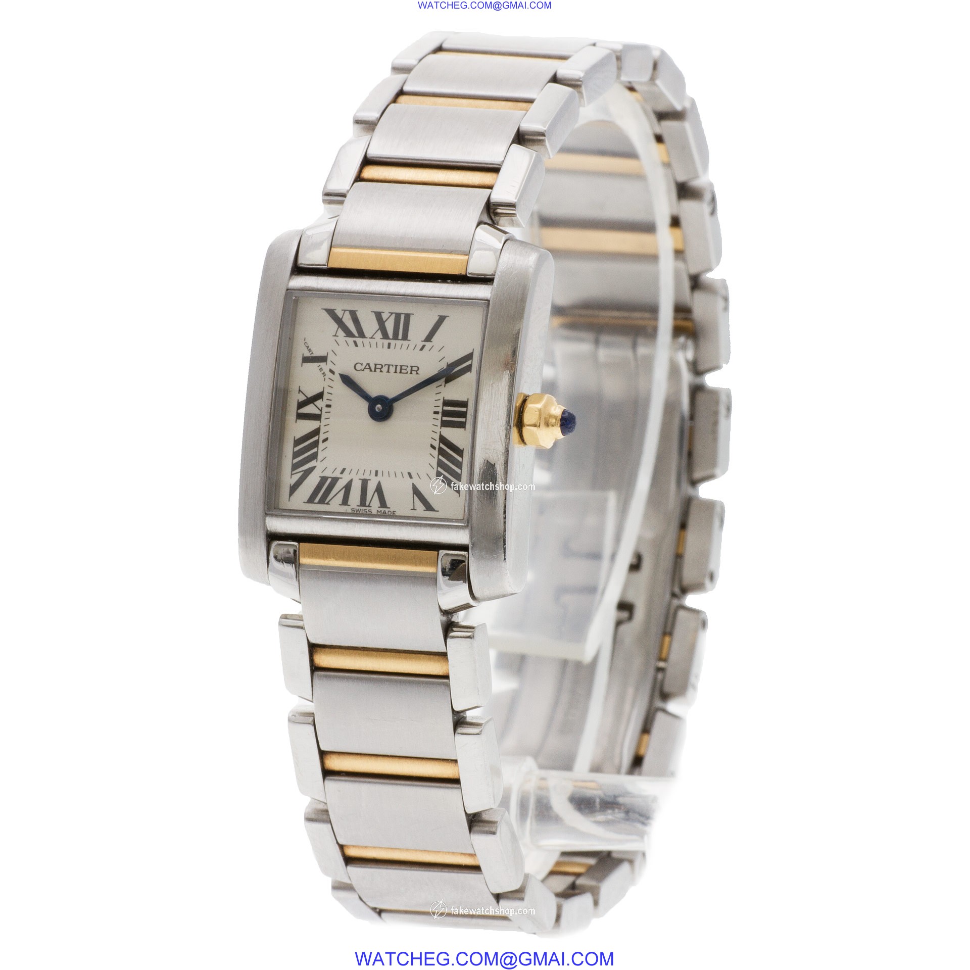 Cartier W51007Q4 Tank Francaise Quartz Female Stainless Steel 3