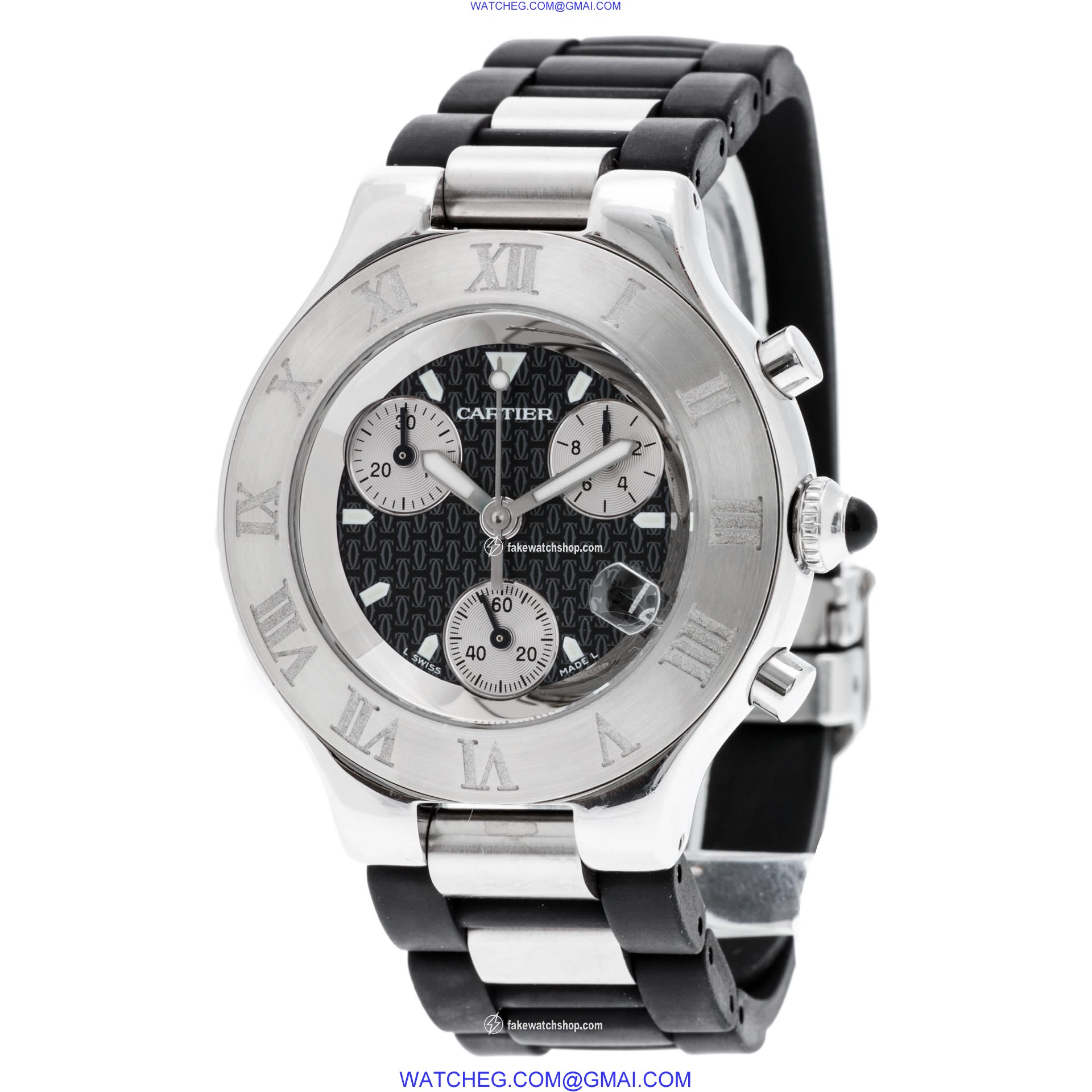 Cartier w510125u2 Chronoscaph 21 Quartz Unisex Stainless Steel 3