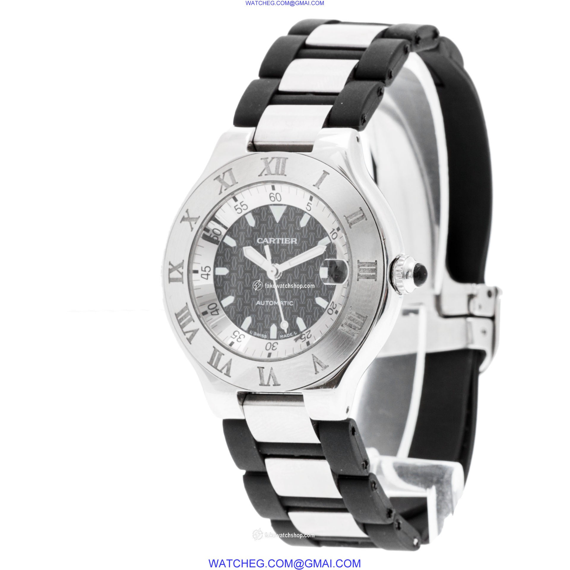 Cartier W10147U2 Autoscaph Automatic Unisex Stainless Steel 3
