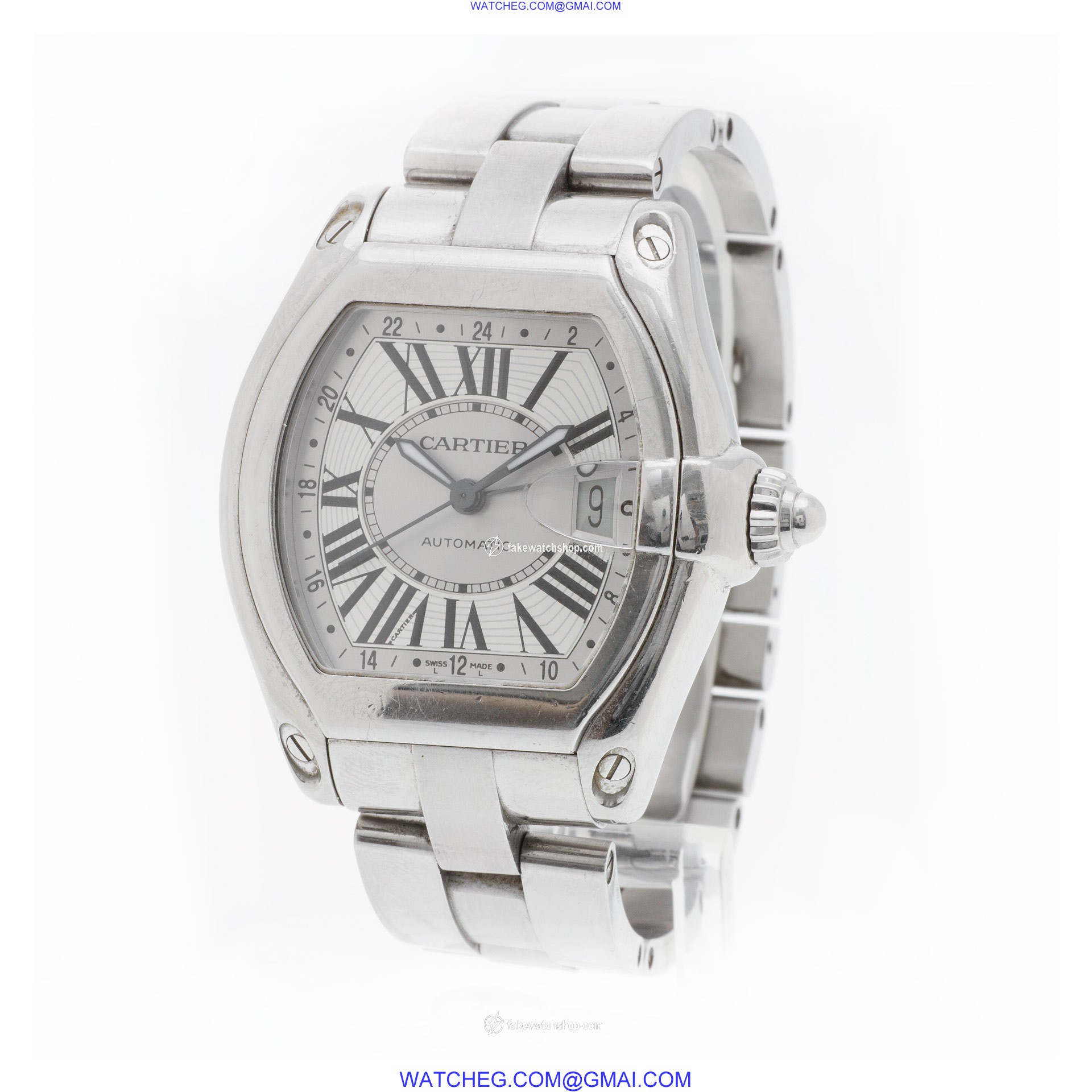 Cartier W62032X6 Roadster Automatic Male Stainless Steel 3