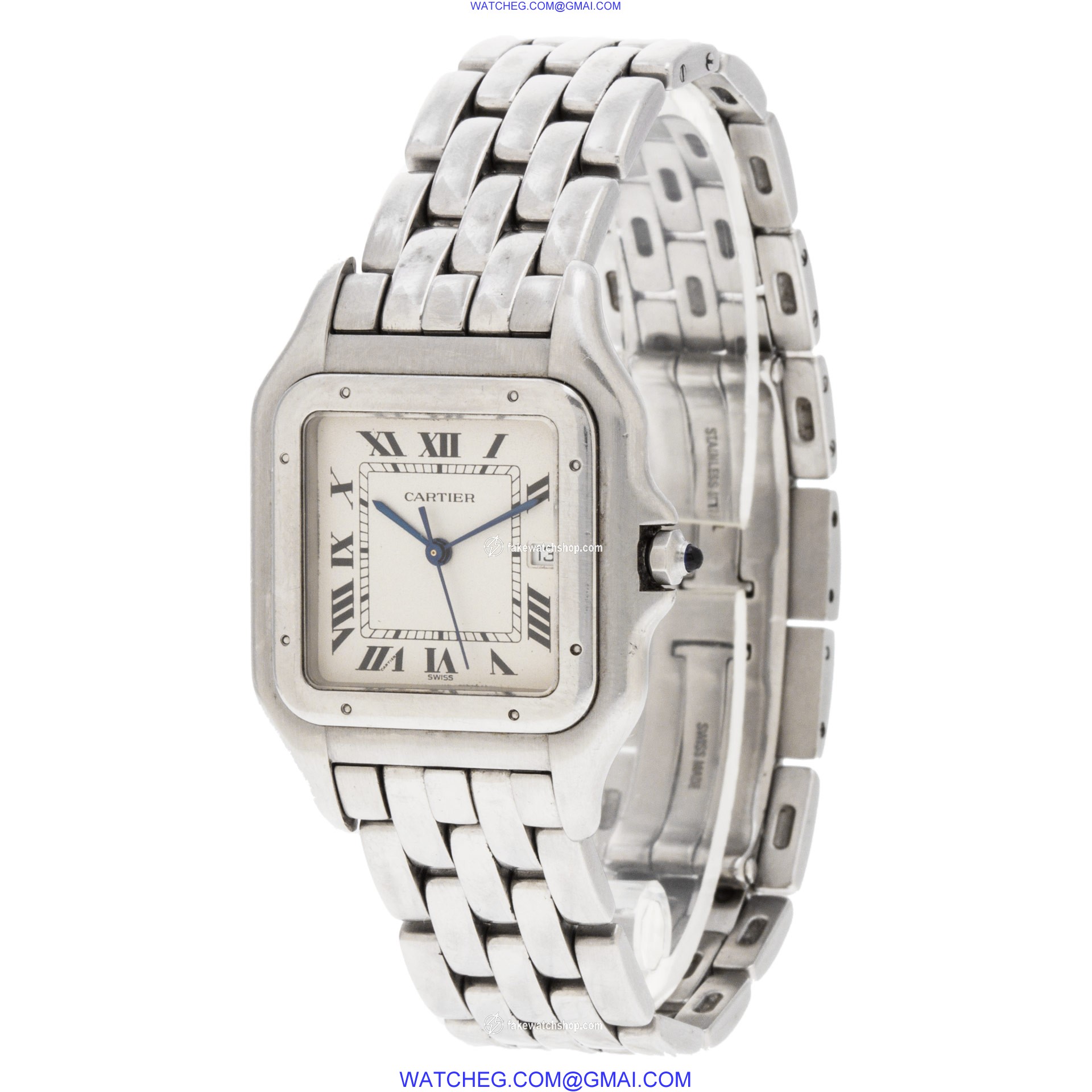 Cartier W25032P5 Panthere Quartz Male Stainless Steel 3