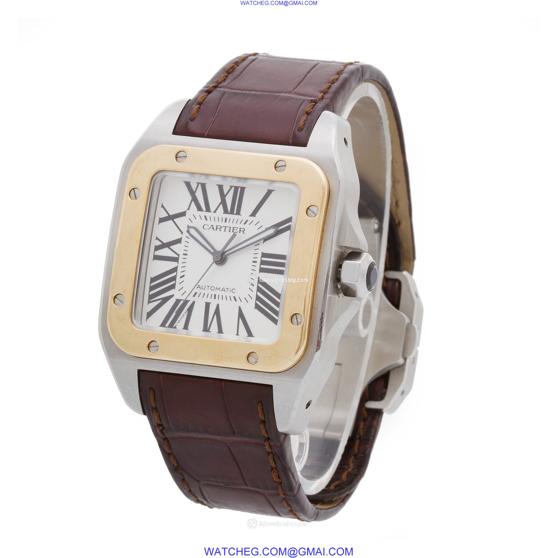 Cartier W20072X7 Santos 100 Automatic Male Stainless Steel 3
