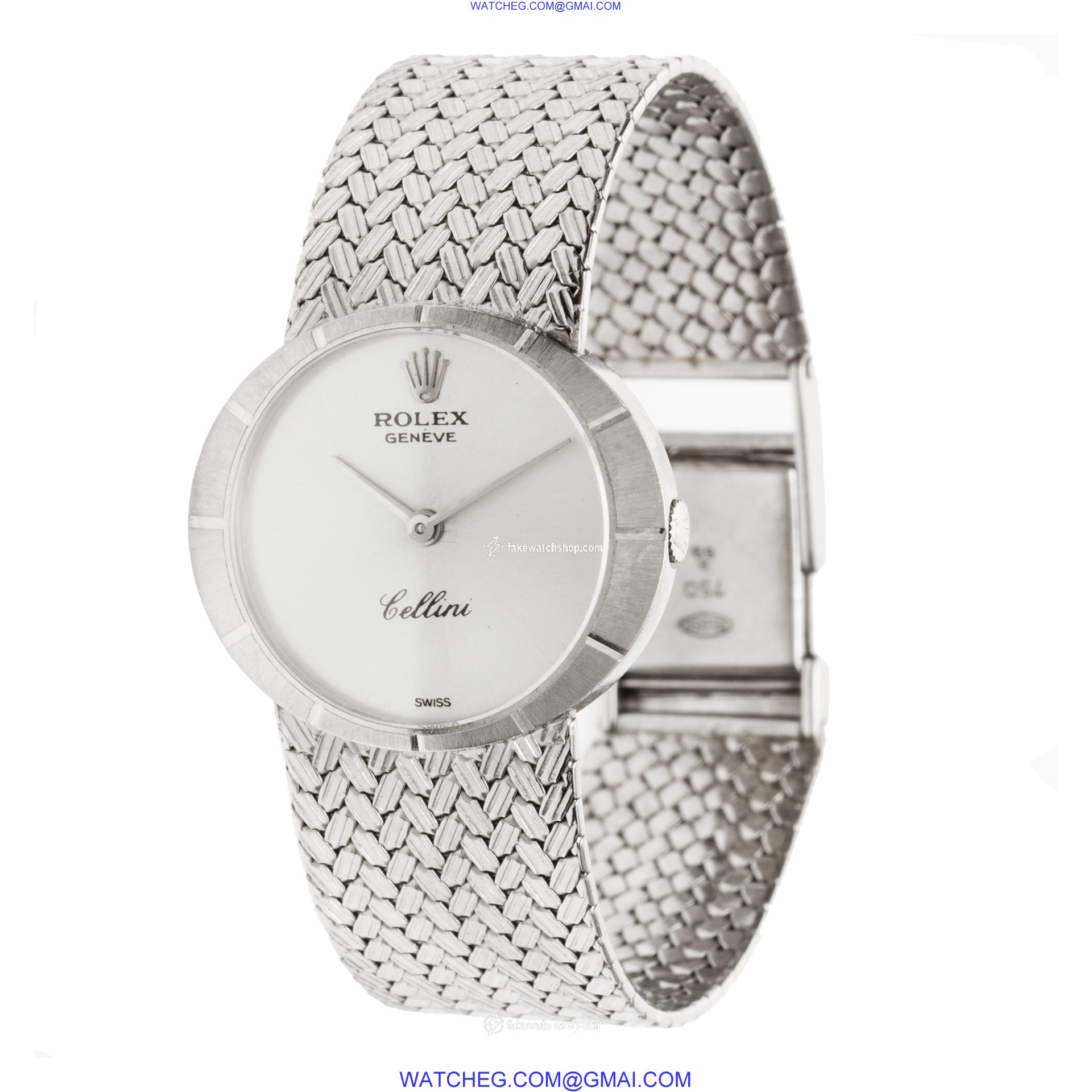 Rolex 3957 Cellini Manual Female 18k White Gold 3