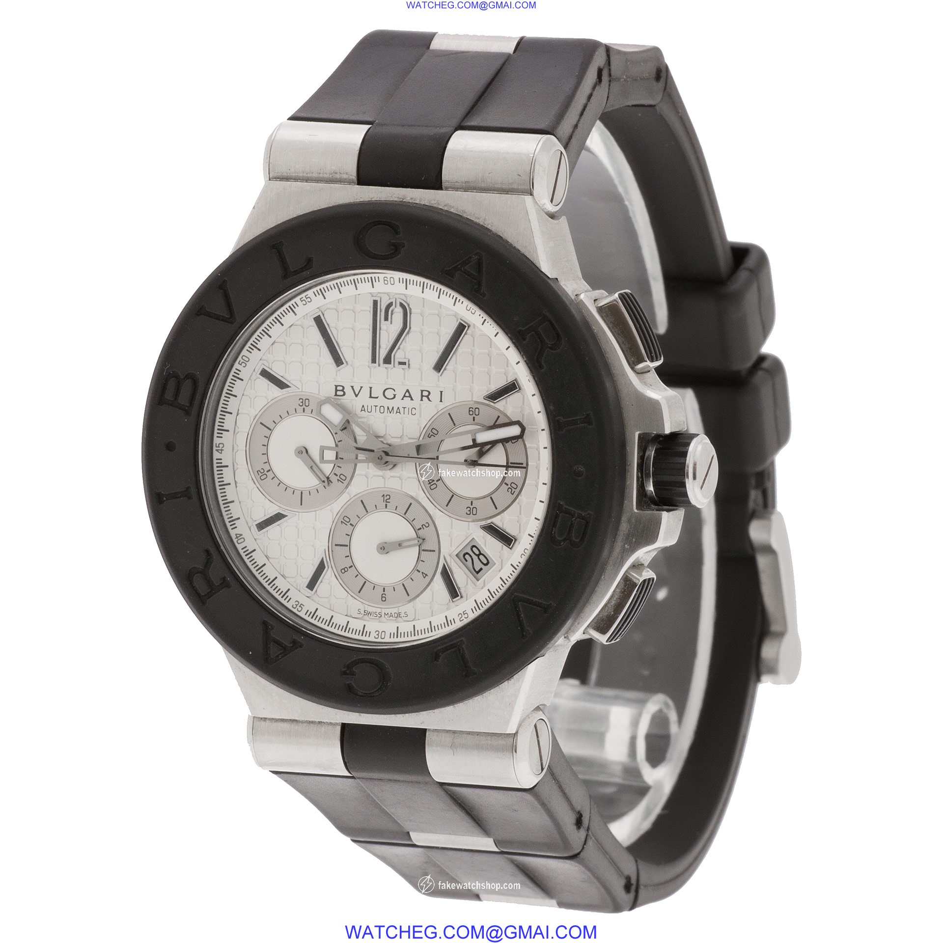 Bvlgari DG 42 SV CH Diagono Automatic Male Stainless Steel 3