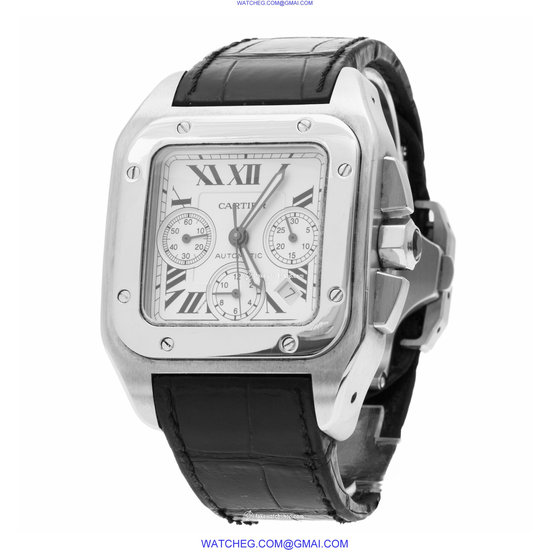 Cartier W20090X8 Santos 100 Automatic Male Stainless Steel 3