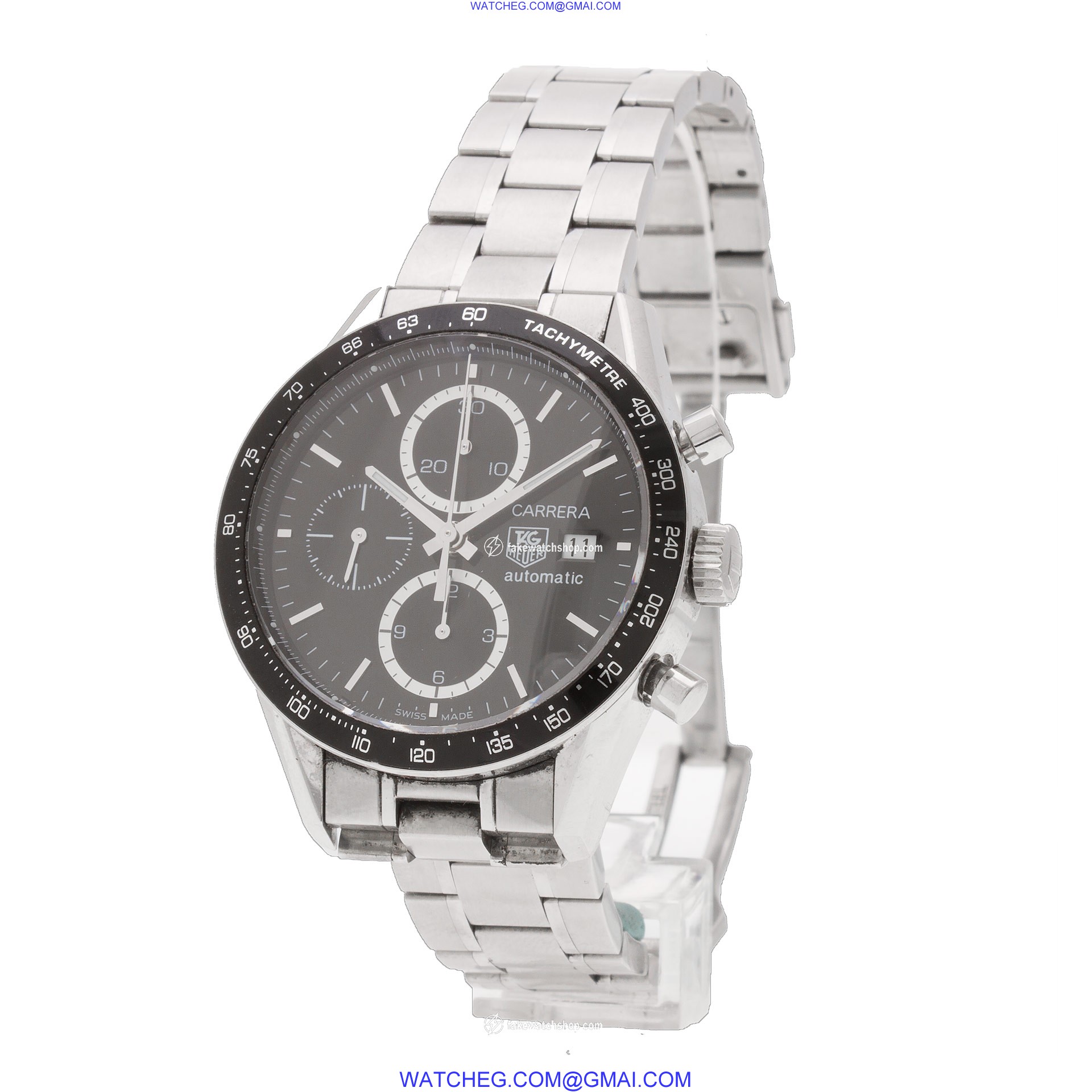Tag Heuer cv2010-2 Carrera Automatic Male Stainless Steel 3
