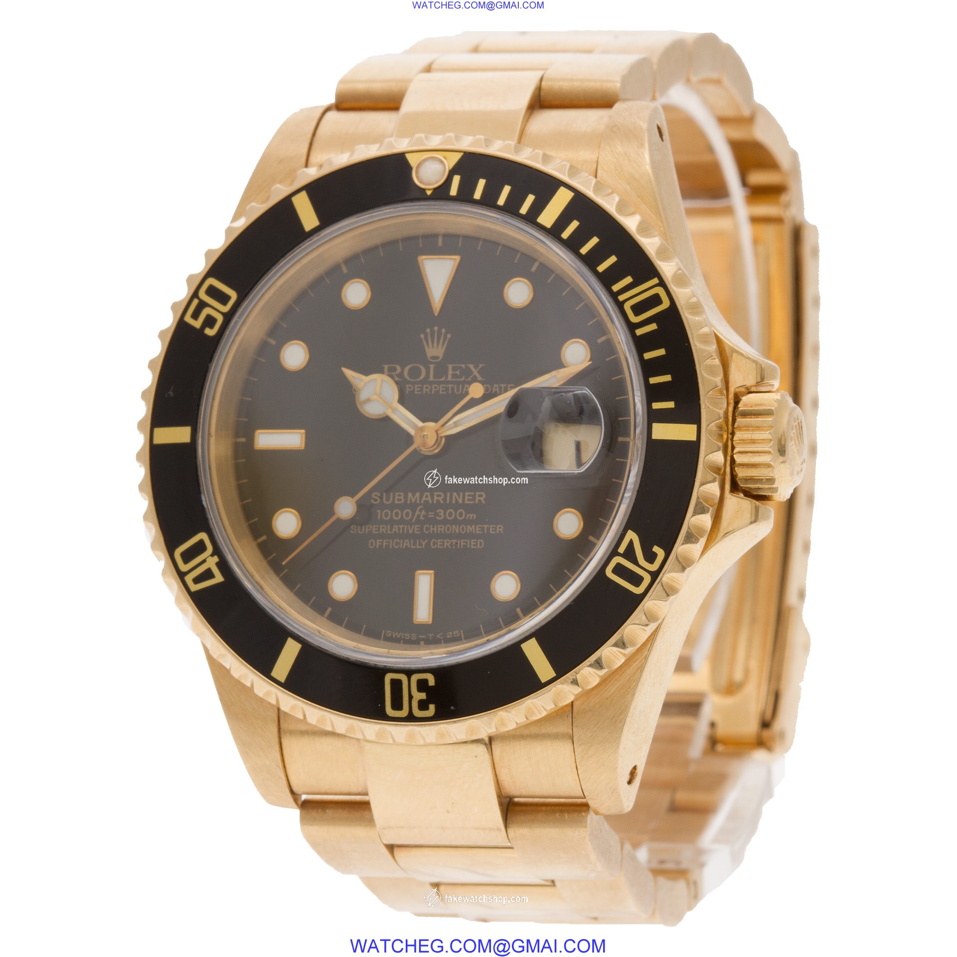 Rolex 16618 Submariner Automatic Male 18k yellow gold 3