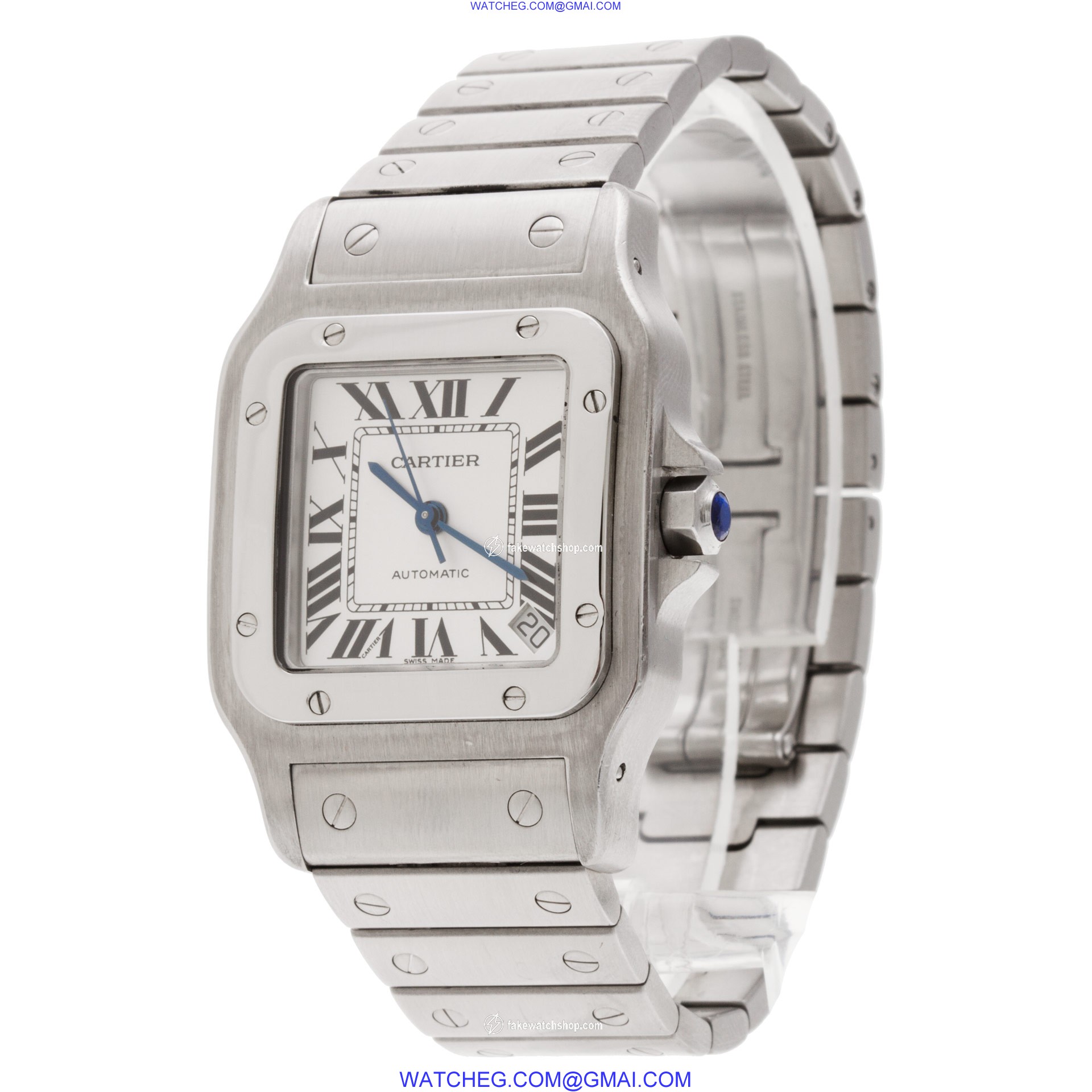 Cartier W20098D6 Santos 100 Automatic Unisex Stainless Steel 3