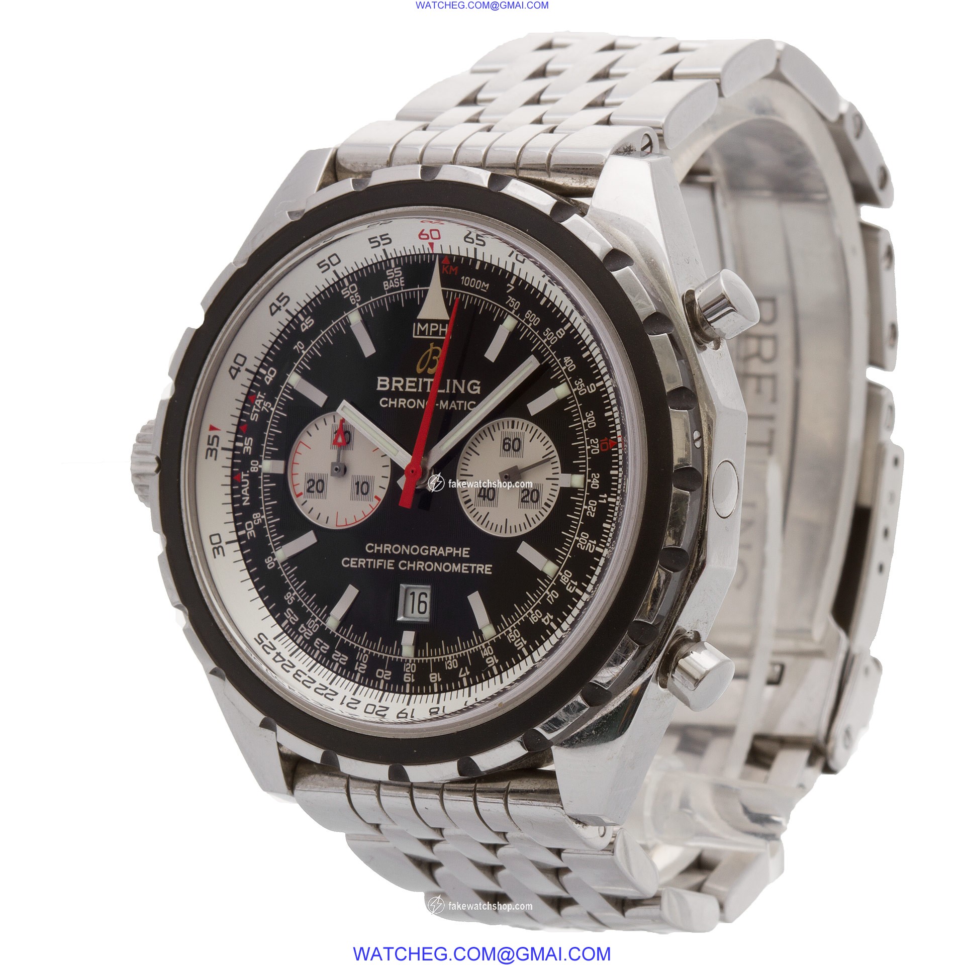 Breitling A41360 Chrono-matic Automatic Male Stainless Steel 3